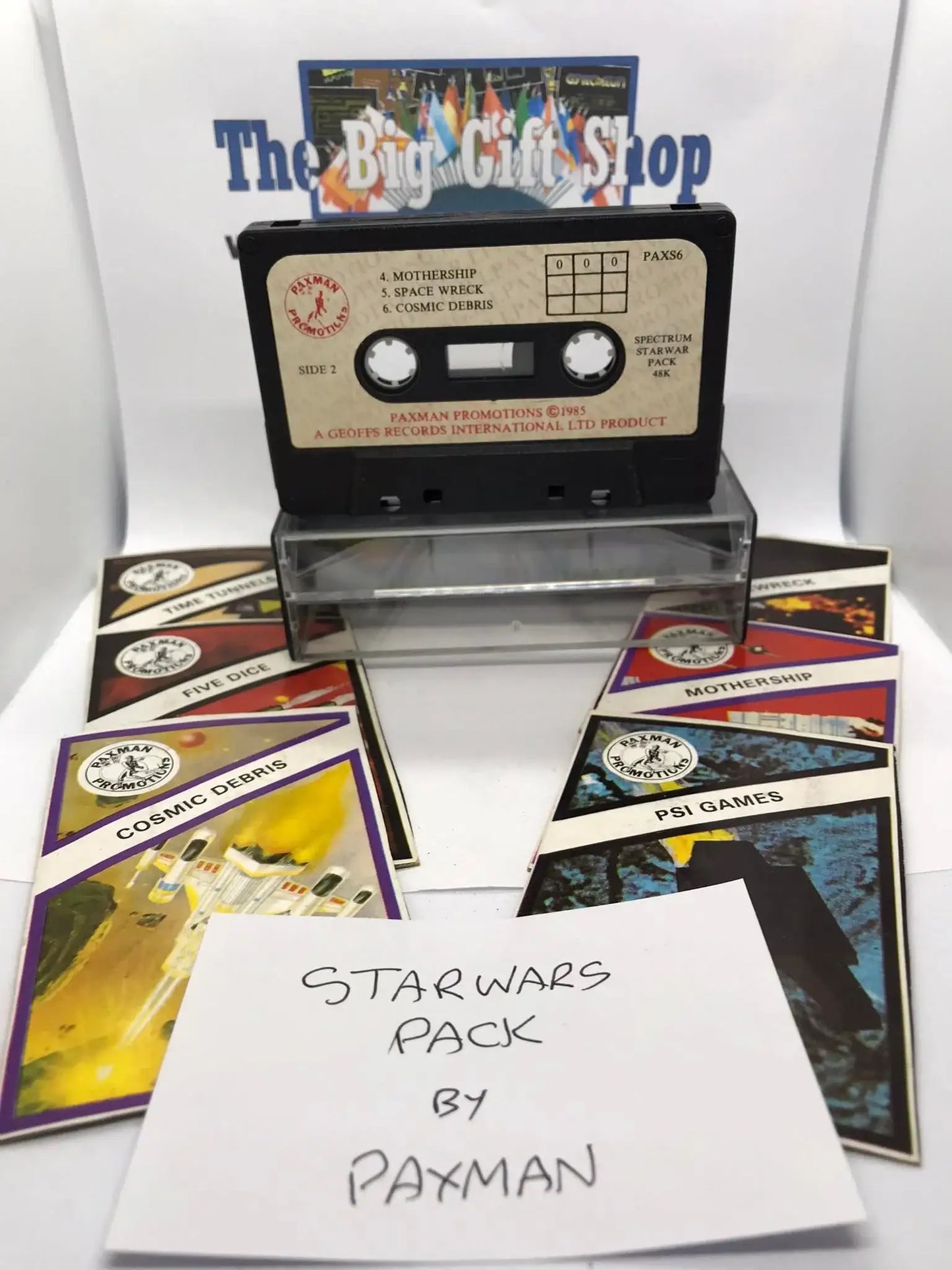 Star wars pack Compilation, ZX Spectrum by Paxman Promotions Magretro