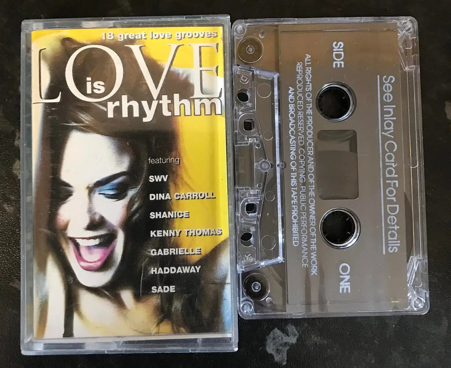 Love is Rhythm Album, Telstar, STAC 2683, Vintage Cassette Magretro