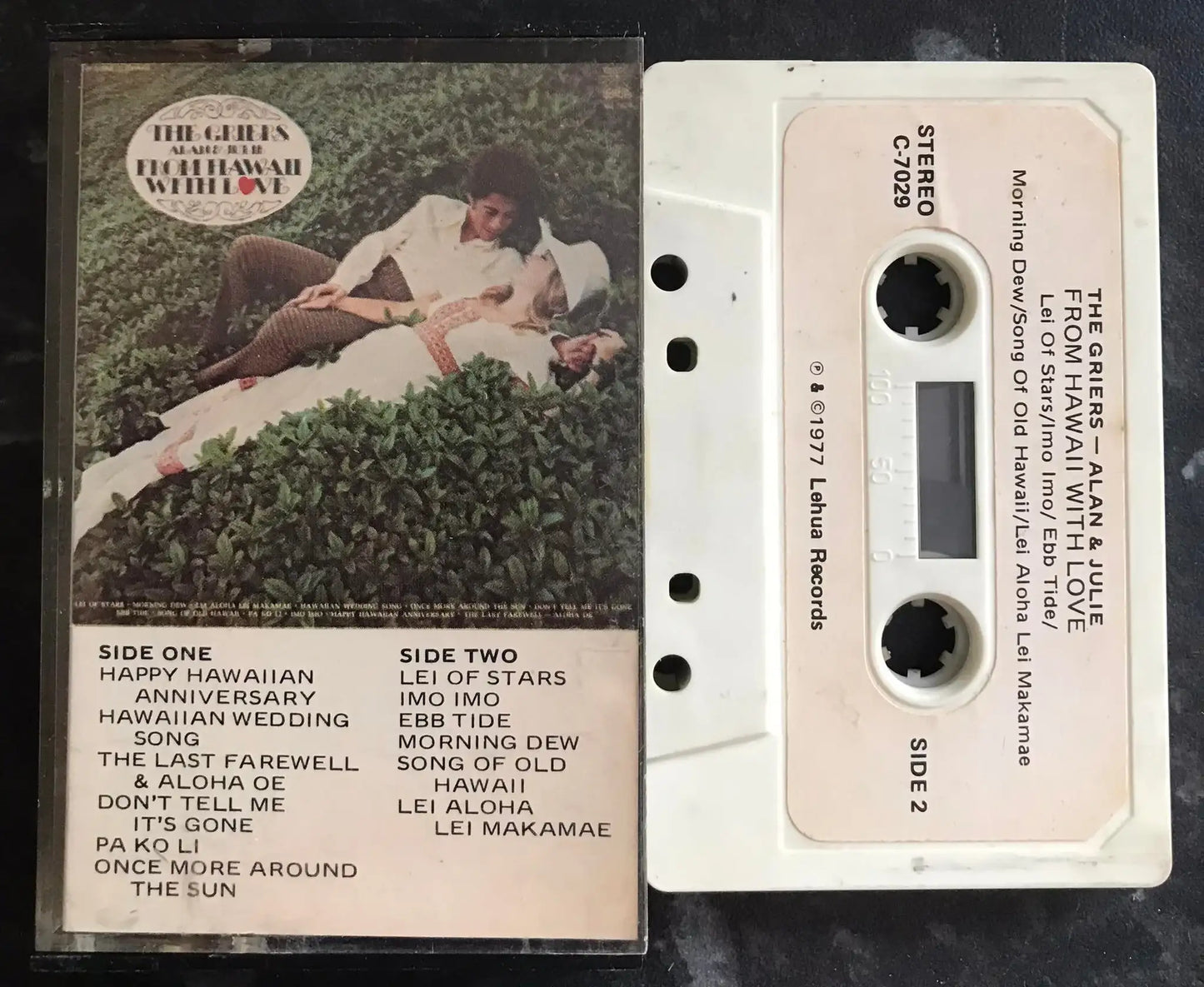 The Griers, Alan and Julie, From Hawaii With Love Album, C-7029, LAHAU Magretro