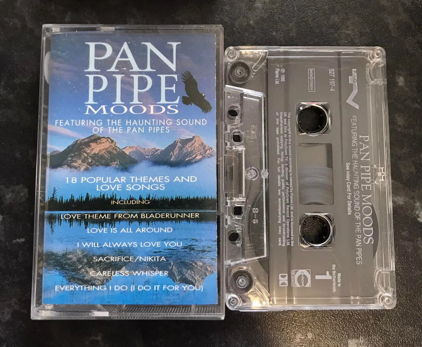 Pan Pipe Moods Album, Free The Spirit, Polygram TV, 527 197-4, Vintage Cassette Magretro