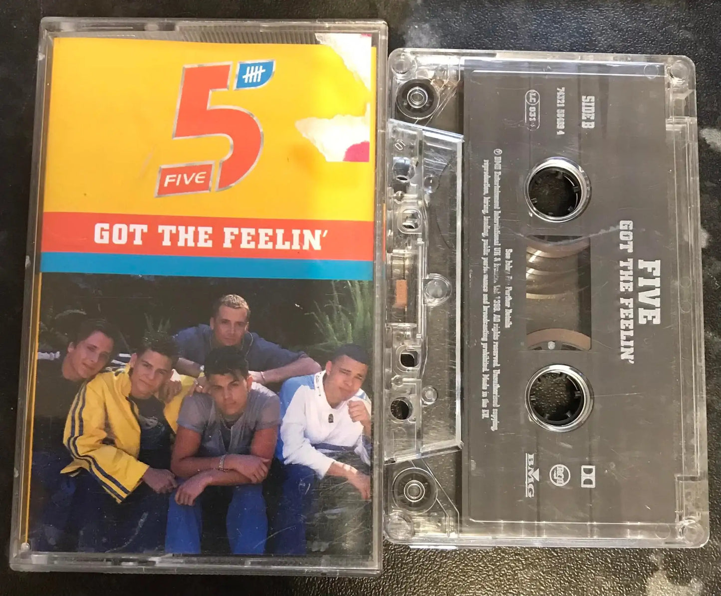 5IVE, FIVE, Got The Feelin' Single, RCA, 74321 584894, Vintage Cassette Magretro