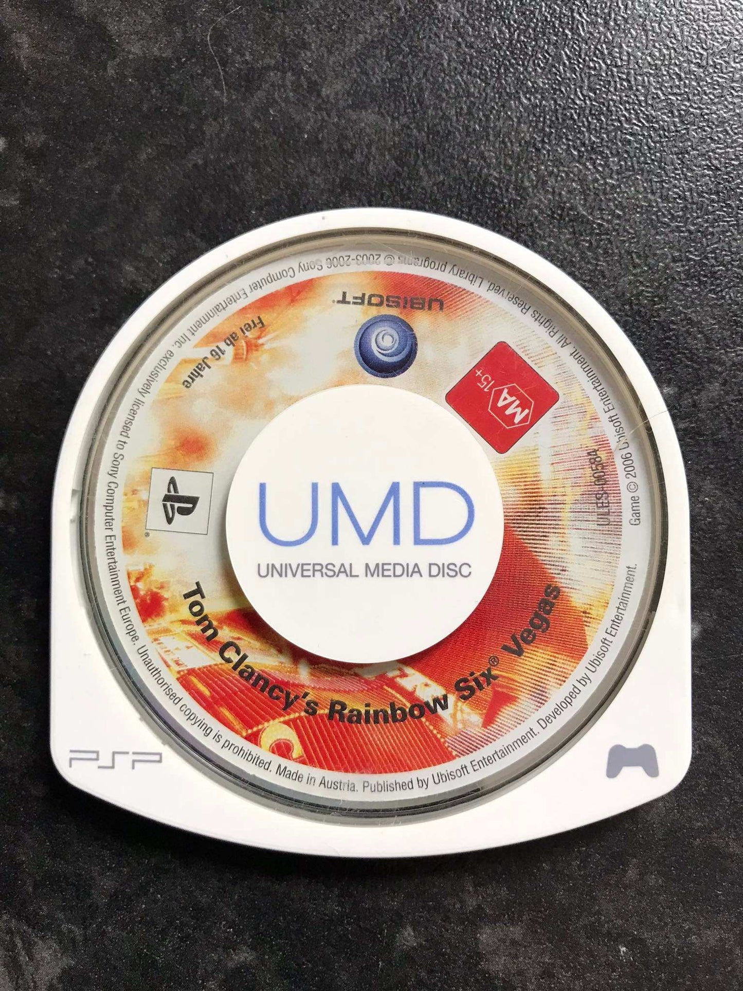 tom clancys rainbow six vegas, PSP game, No Box or Instructions Magretro