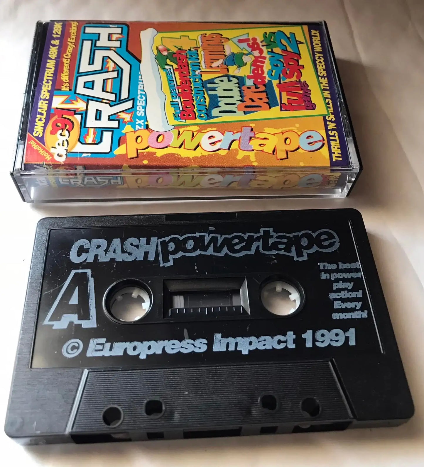 Crash, magazine Tape, Powertape, December 1991 Magretro