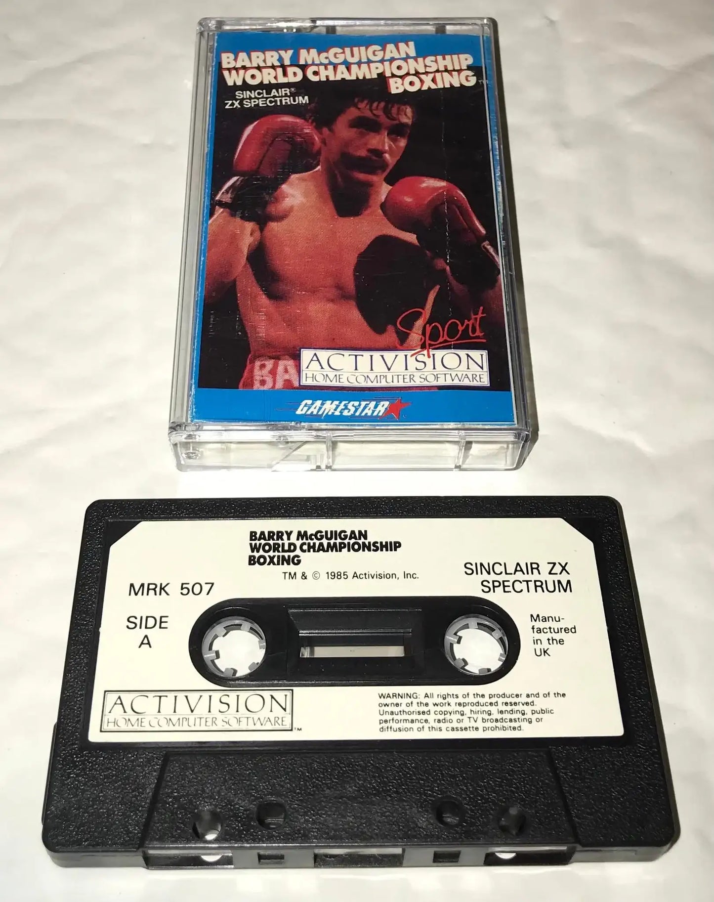 Barry McGuigan World Championship Boxing, ZX Spectrum game by Activision Magretro