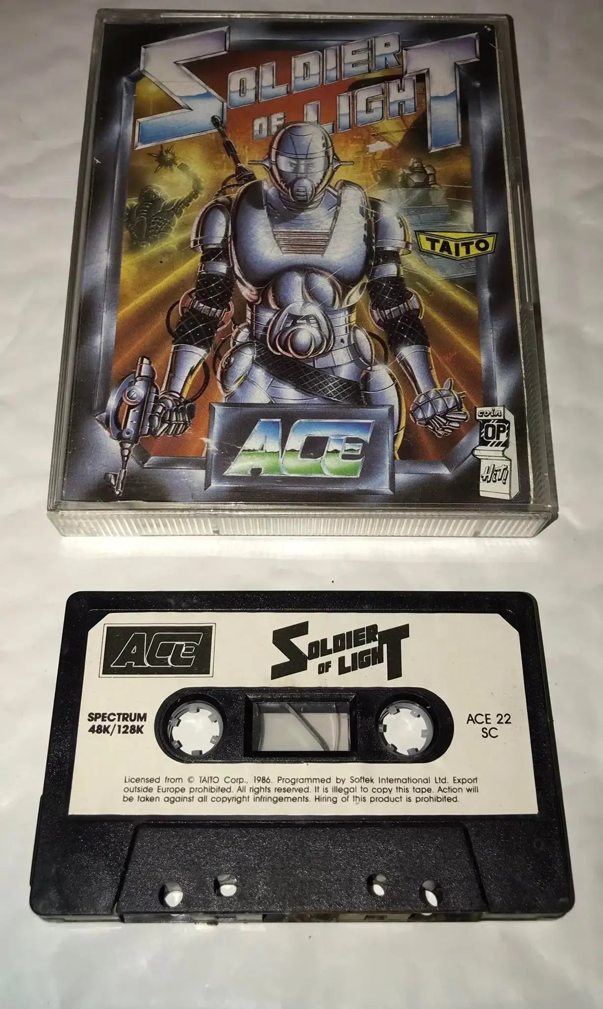 Soldier of Light, ZX Spectrum game by ACE Magretro
