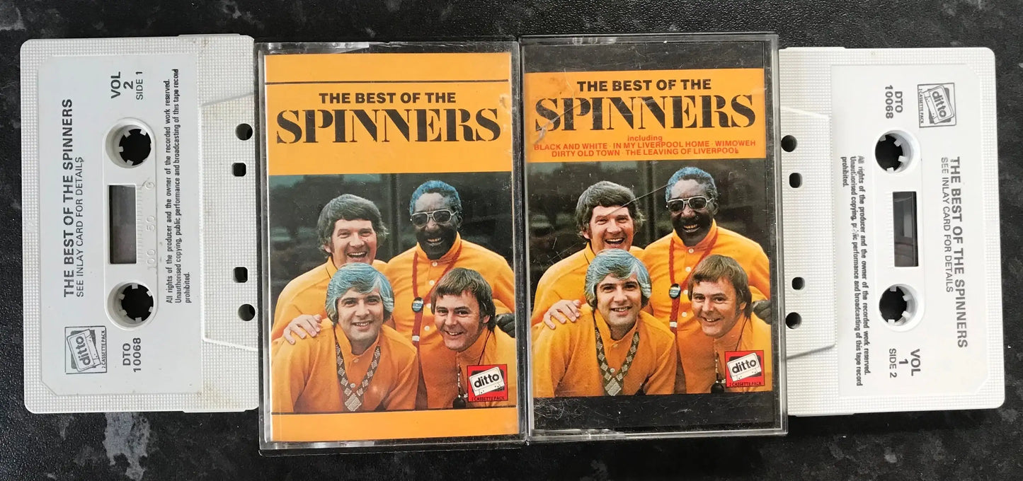 The Best Of The Spinners Vol 1 and 2, Ditto, DTO 10068, Vintage Cassette Magretro