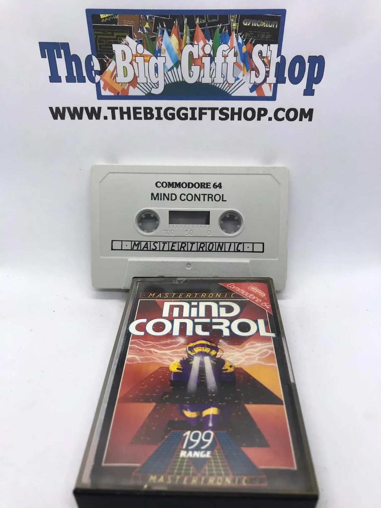 Mind Control, C64 Game, Released by Mastertronic, RARE, WORKING Magretro