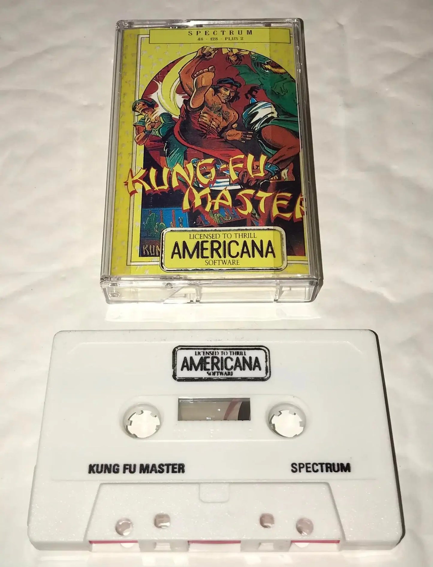 Kung Fu Master, ZX Spectrum game by Americana, Working Magretro