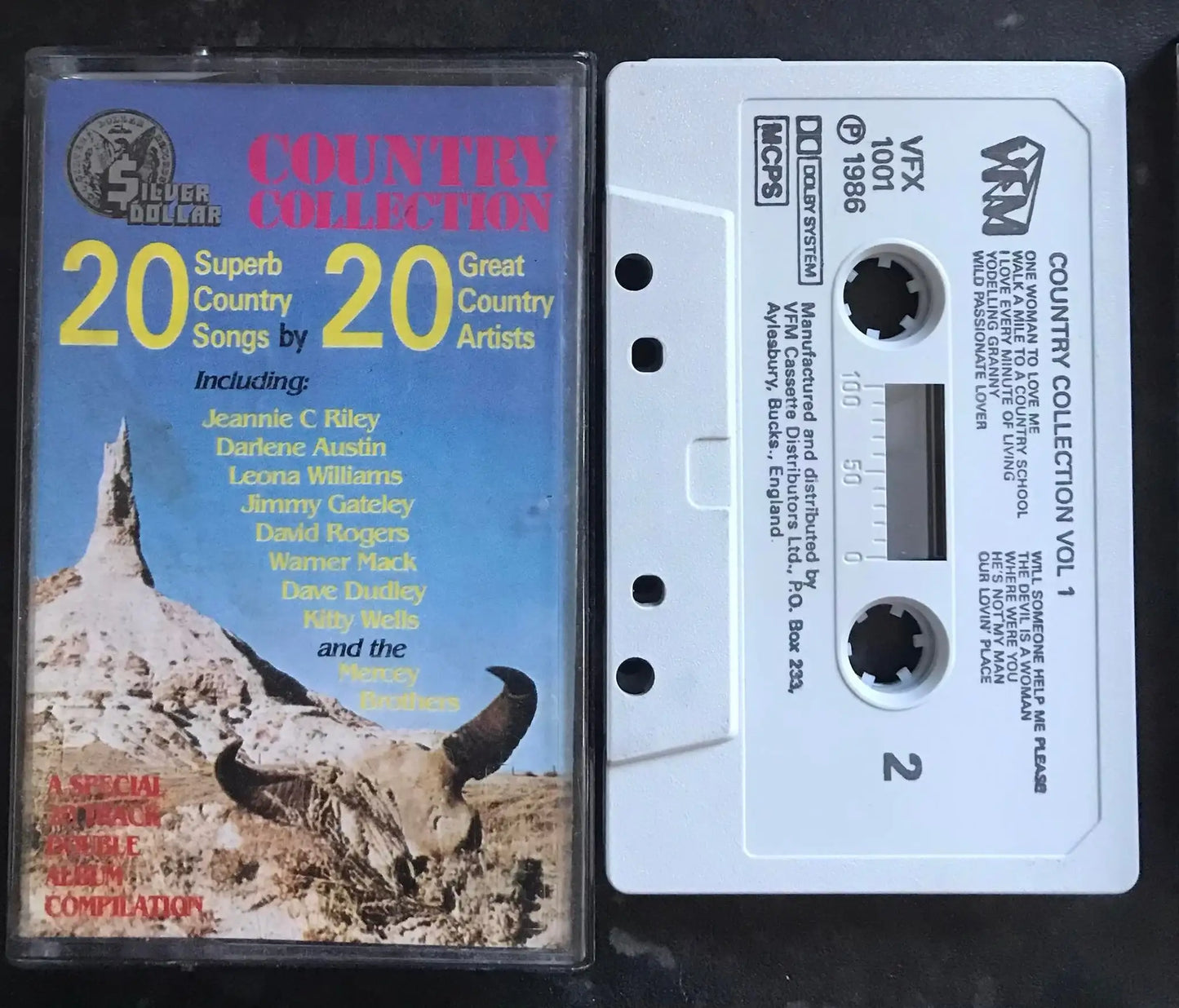 Country Collection Vol 1 Album, VFM Music, VFX 1001, Vintage Cassette Magretro