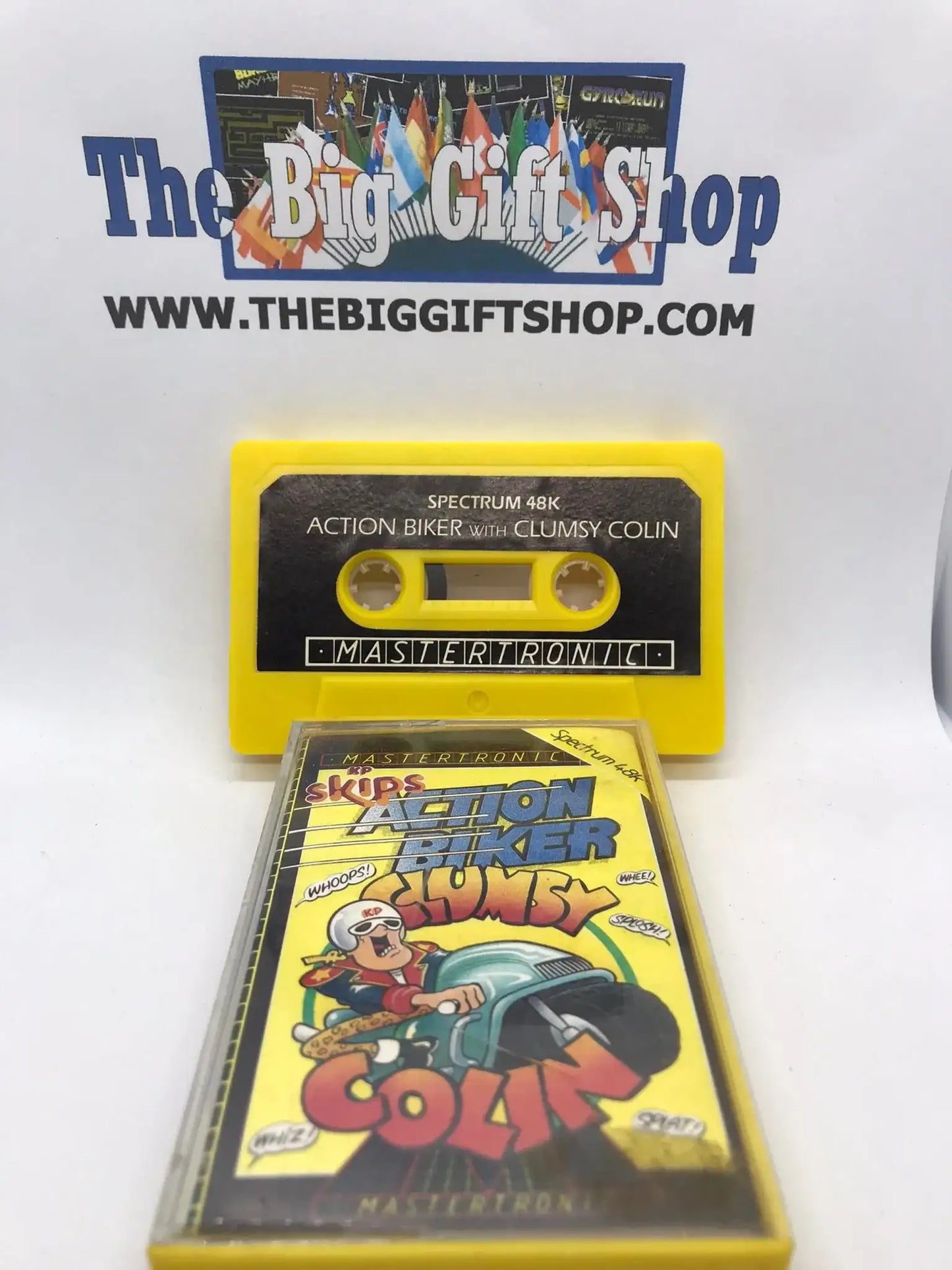 Action Biker with Clumsy Colin, ZX Spectrum, Mastertronic, Working Magretro