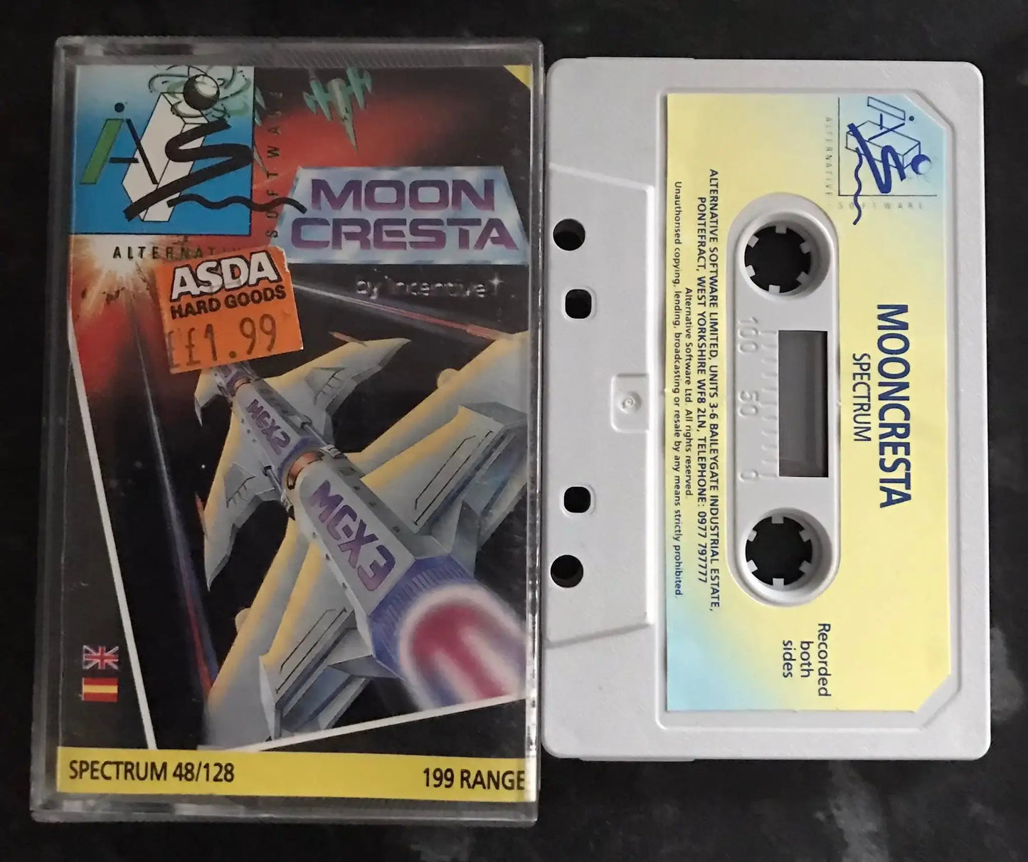 Moon Cresta by Alternative Software (RARE), ZX Spectrum Game, Working Magretro