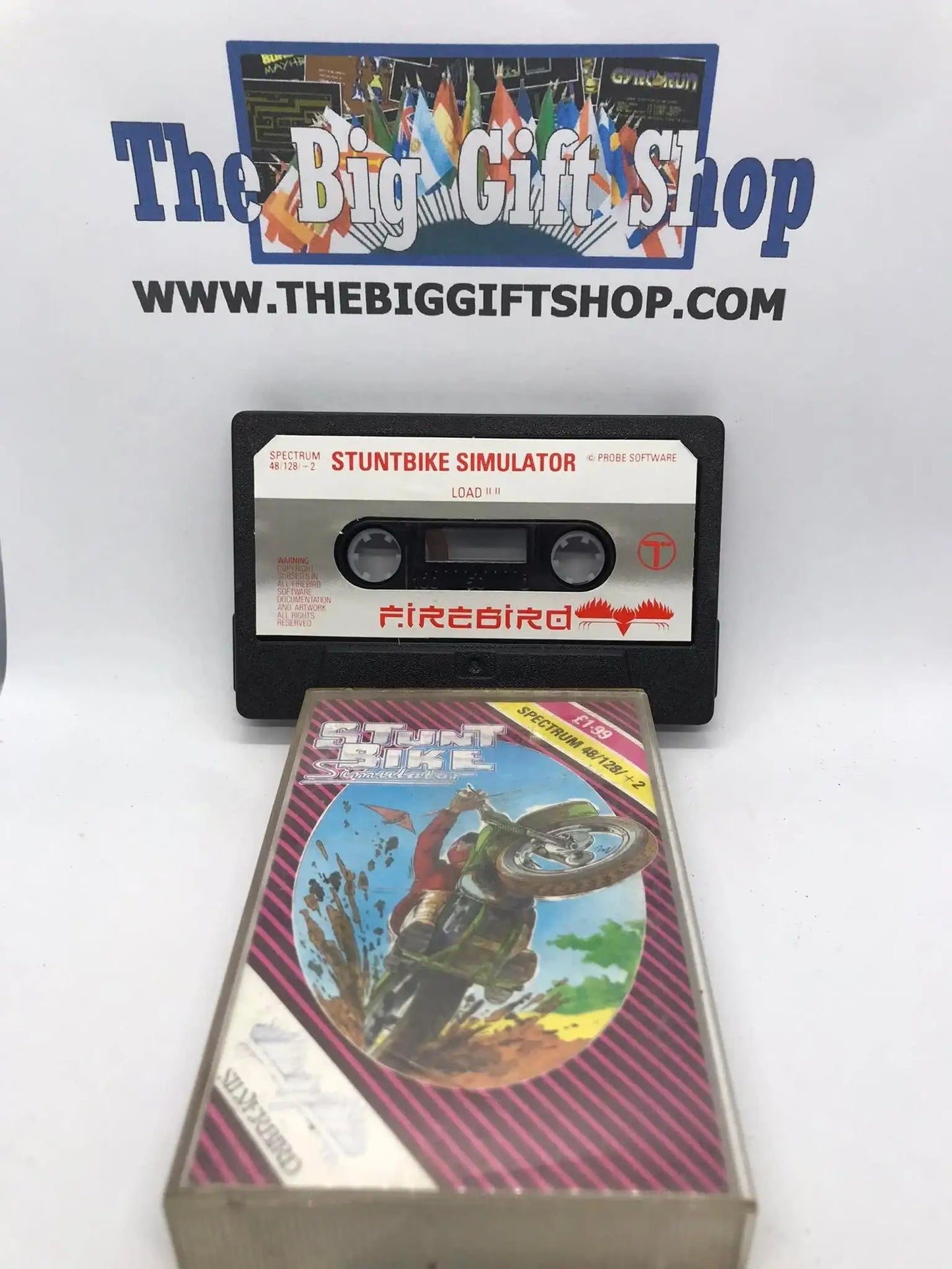 Stunt Bike Simulator (Tested Working), ZX Spectrum, Silverbird Software Ltd Magretro