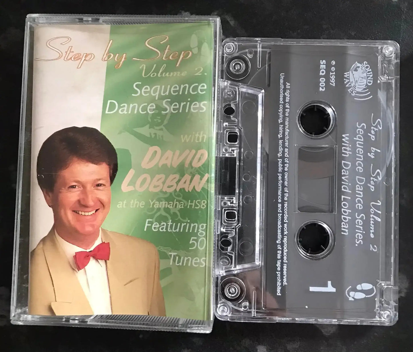 David Lobban, Step by Step Vol 2 Album, SEQ002, Sound Waves, Vintage Cassette Magretro