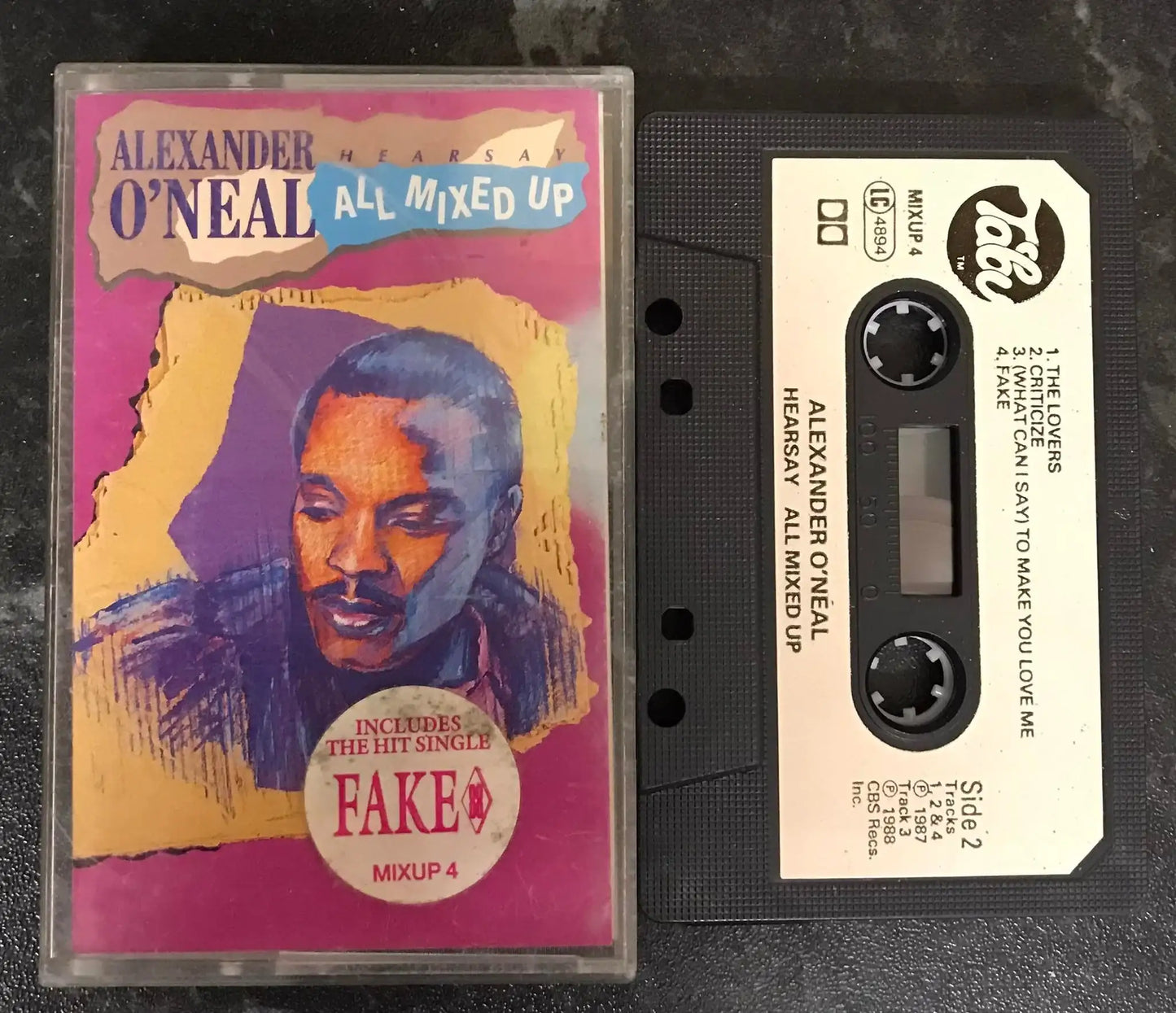 Alexander O'Neal, Hearsay, All Mixed Up Album, (RARE), Tabu Records, MIXUP 4 Magretro
