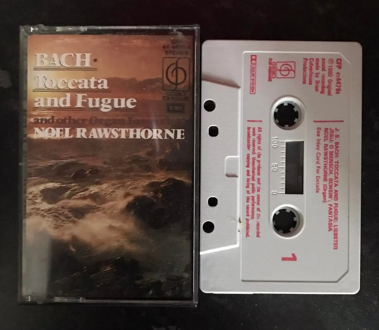 Bach, Toccata and Fugue and other Organ Favourites, cfp 4144794,Vintage Cassette Magretro