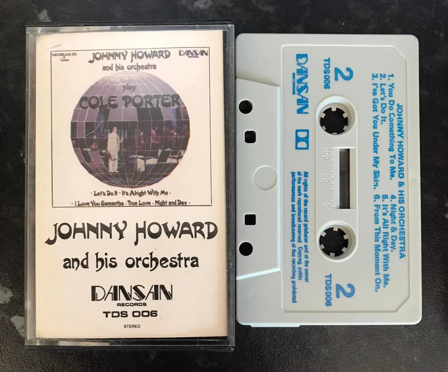 Johnny Howard and his Orchestra play Cole Porter, Dansan Label, TDS 006 Magretro