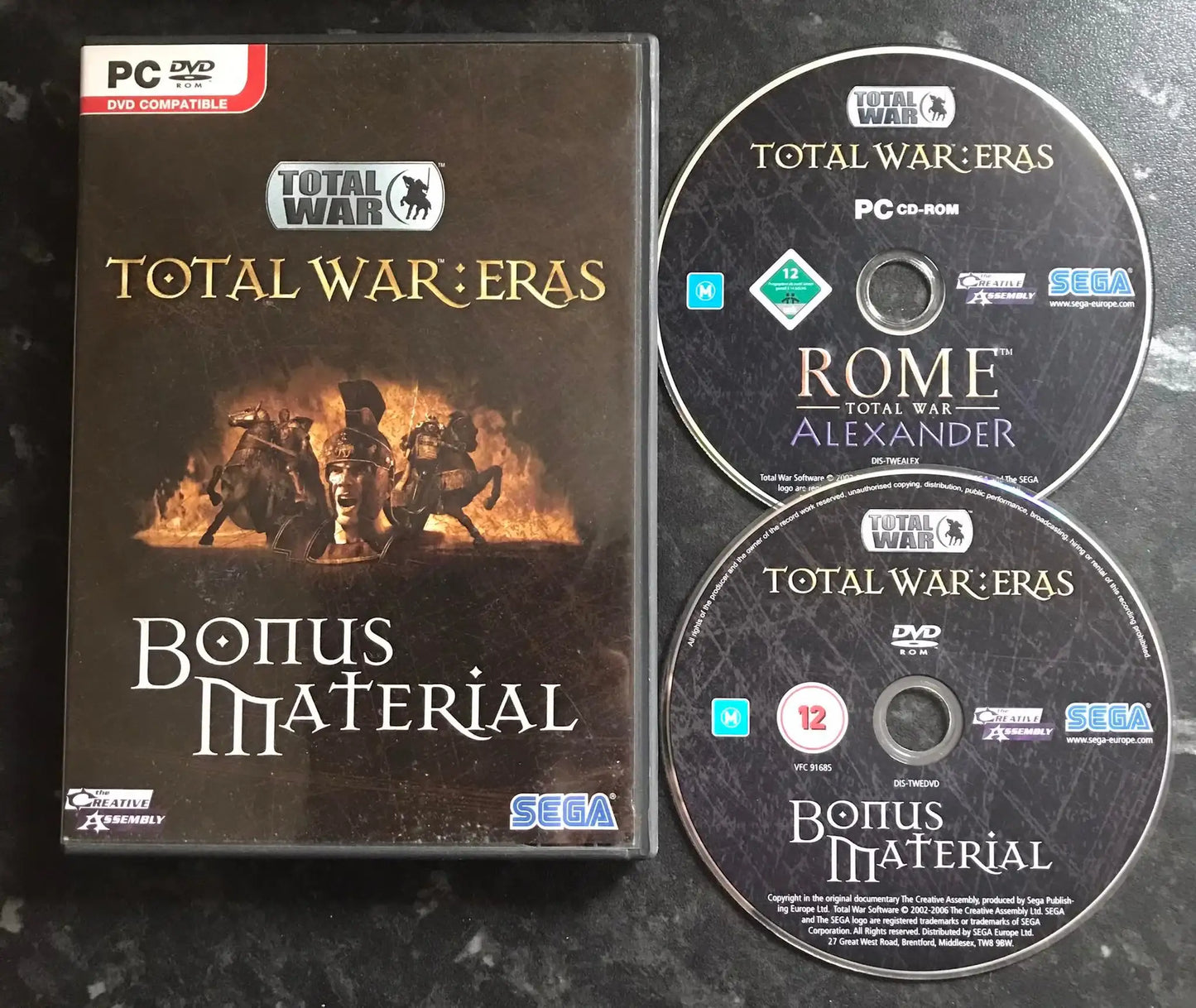 Total War, Eras, Bonus Material , UK, Pal, PC Game Magretro