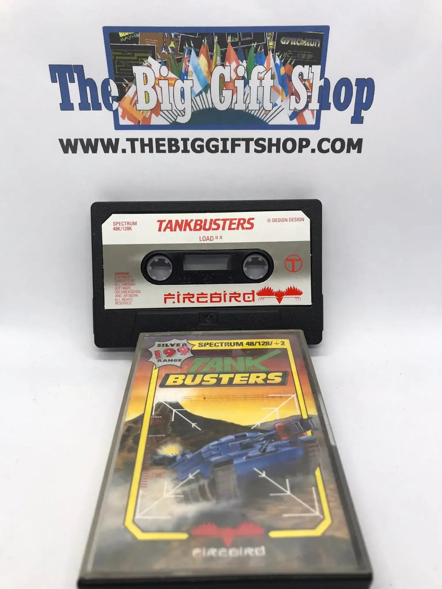 Tank Busters (Tested Working), ZX Spectrum, Released by Firebird Software Magretro