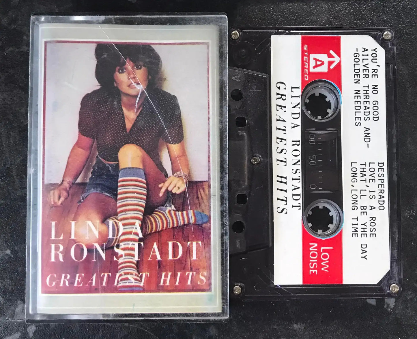 Linda Ronstadt, Greatest Hits Album, Bootleg label, HH-233, Vintage Cassette Magretro