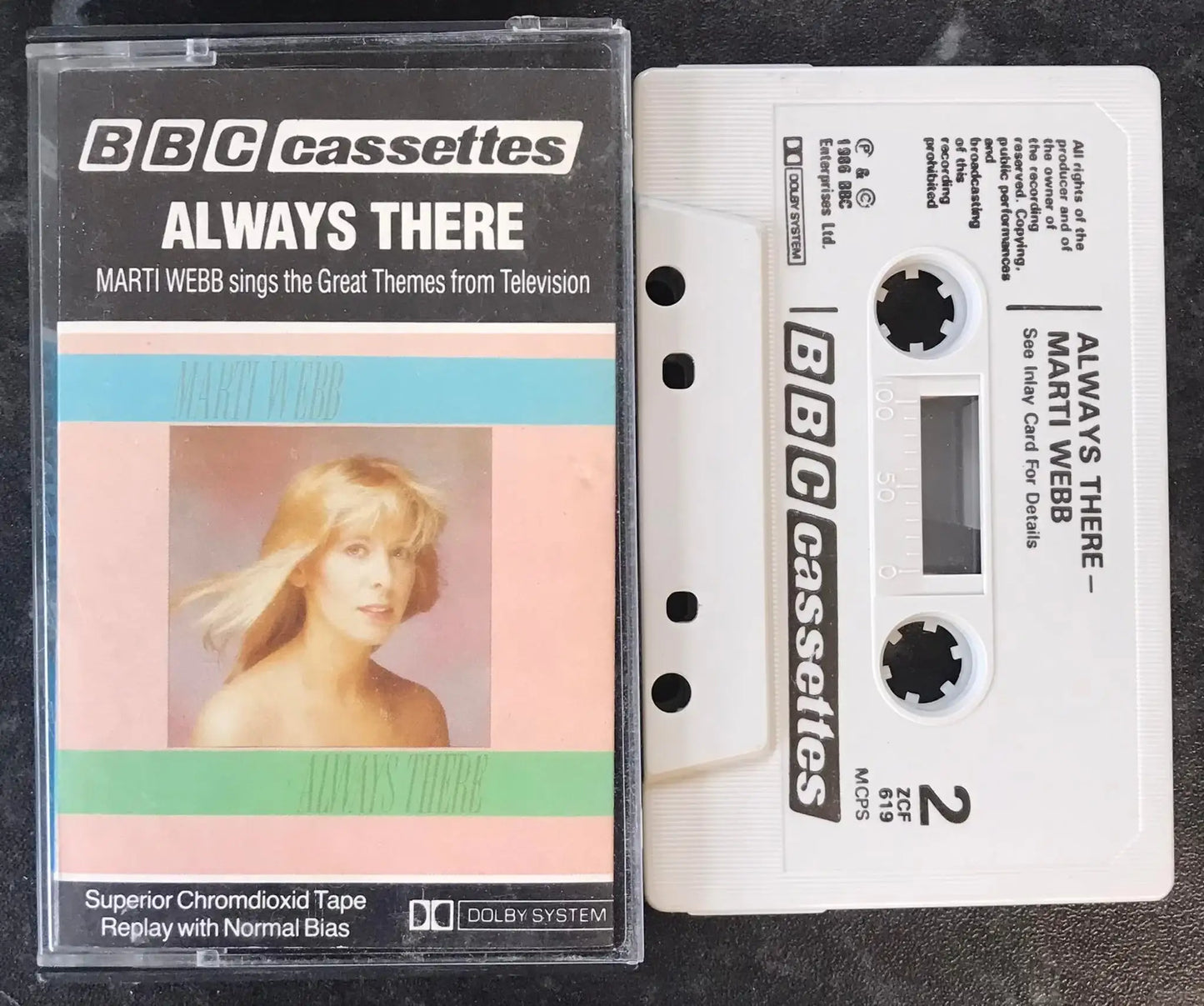 Marti Webb, Always There Album, BBC Cassettes, ZCF 619, Vintage Cassette Magretro