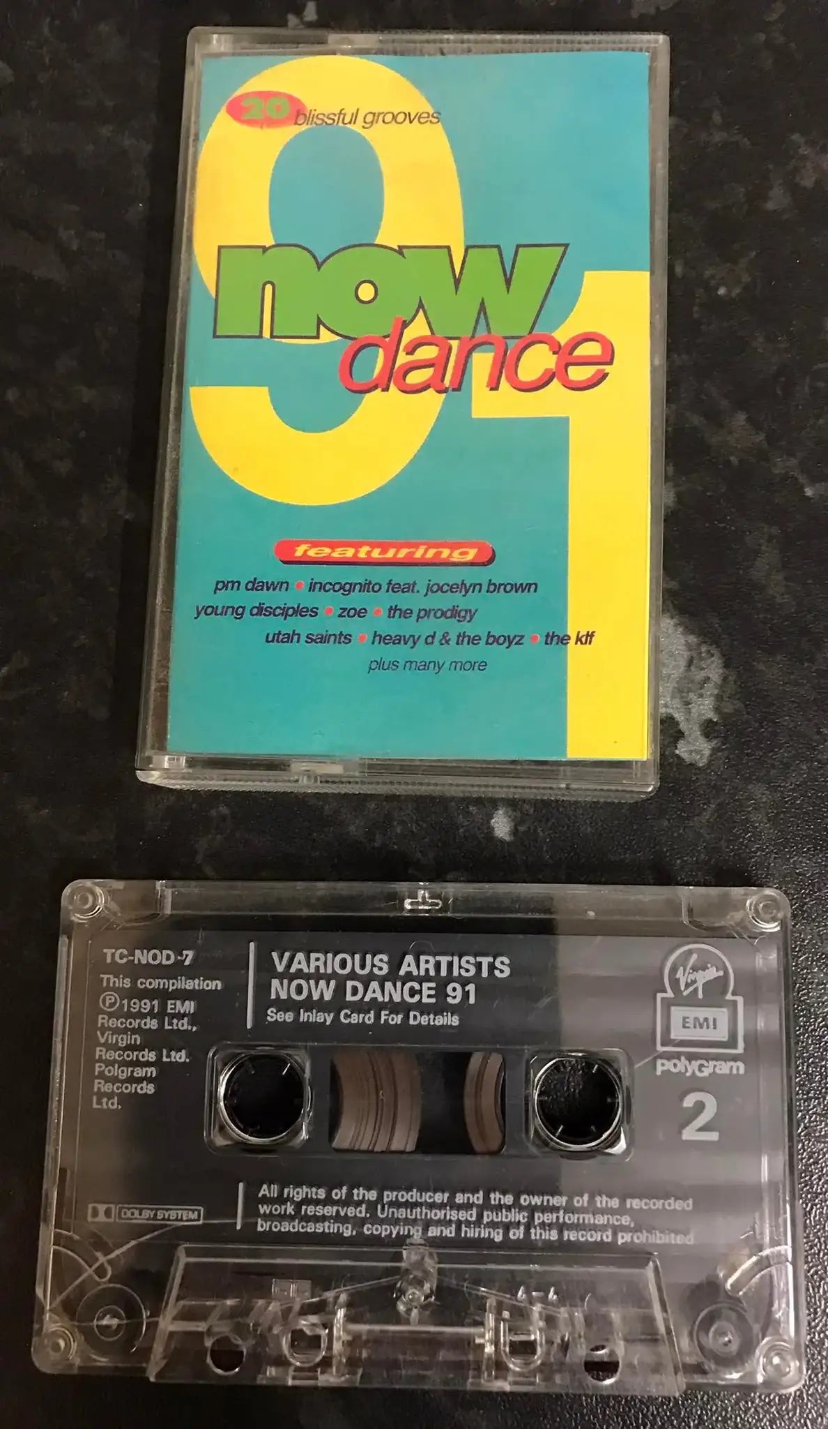 Now Dance 91 Album, Featuring Various Artists, Virgin EMI, TC NOD 7 Magretro