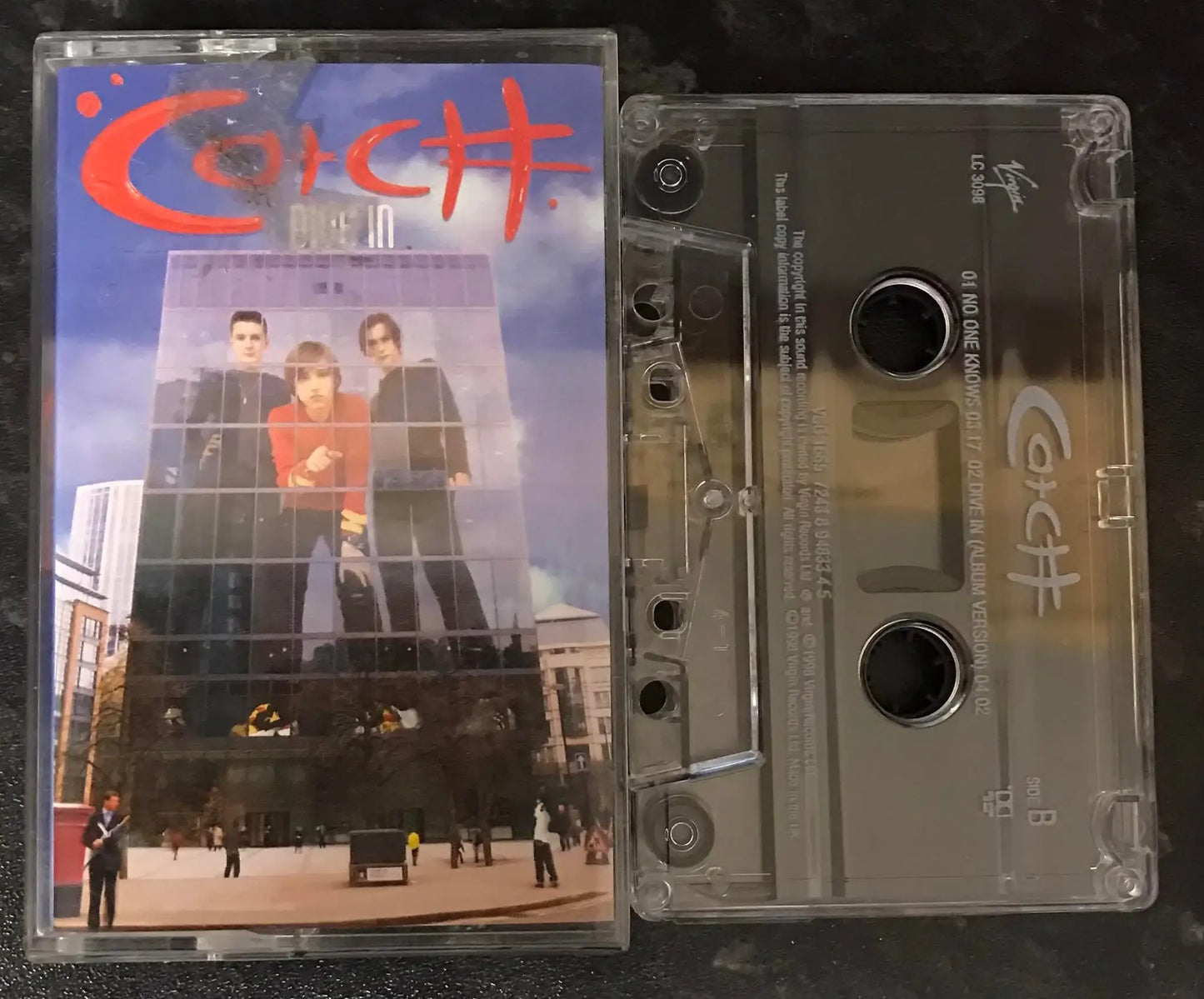Catch, Dive In Single, Virgin, VSC1665, Vintage Cassette Magretro