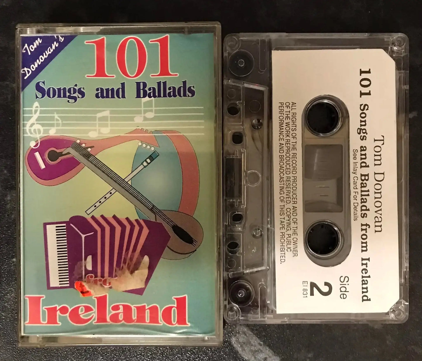 101 Songs and Ballads from Ireland, Tom Donovan, EI 831 Magretro