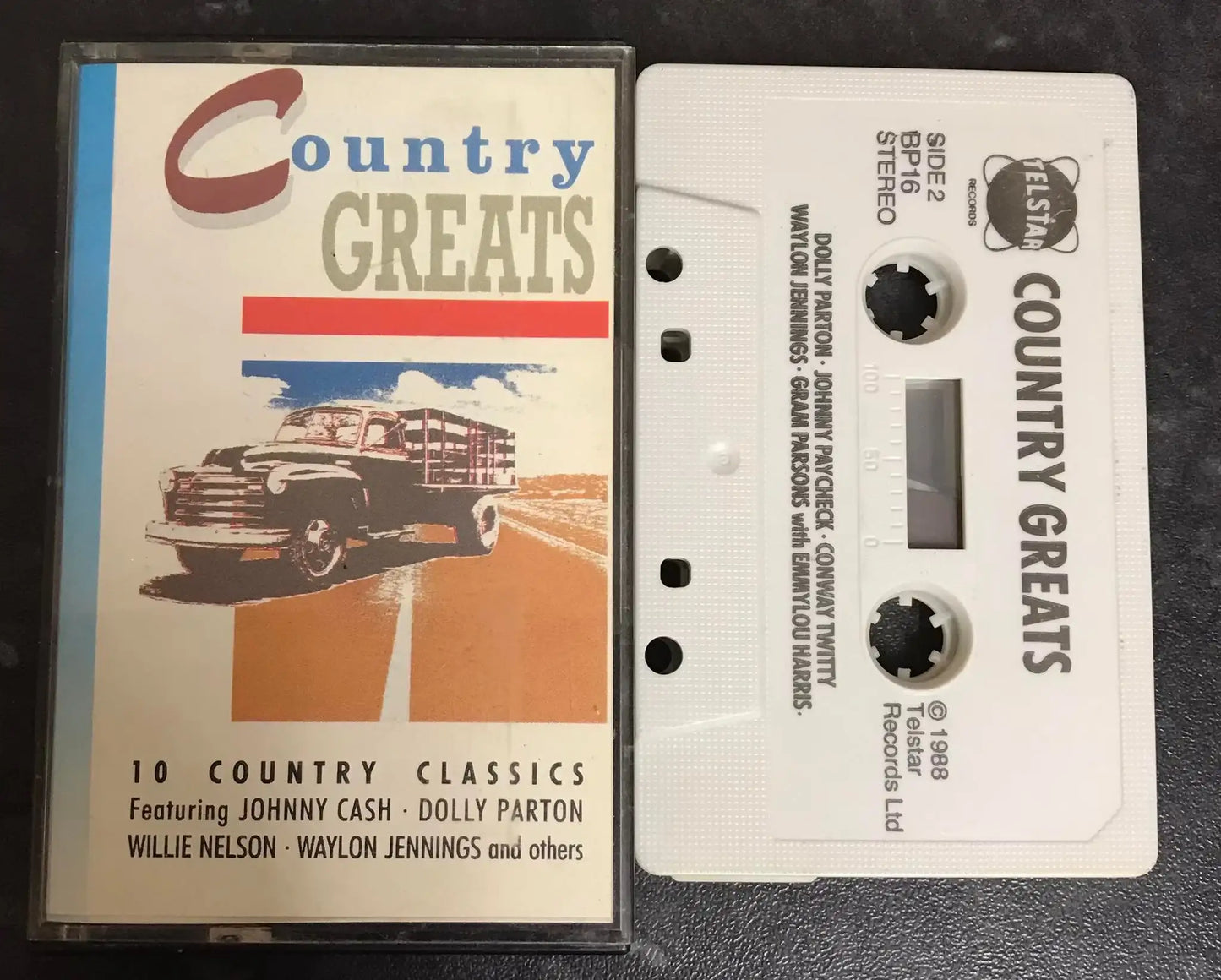 Country Greats, Bp Lifestyle Release, Telstar, BP16, Vintage Cassette Magretro