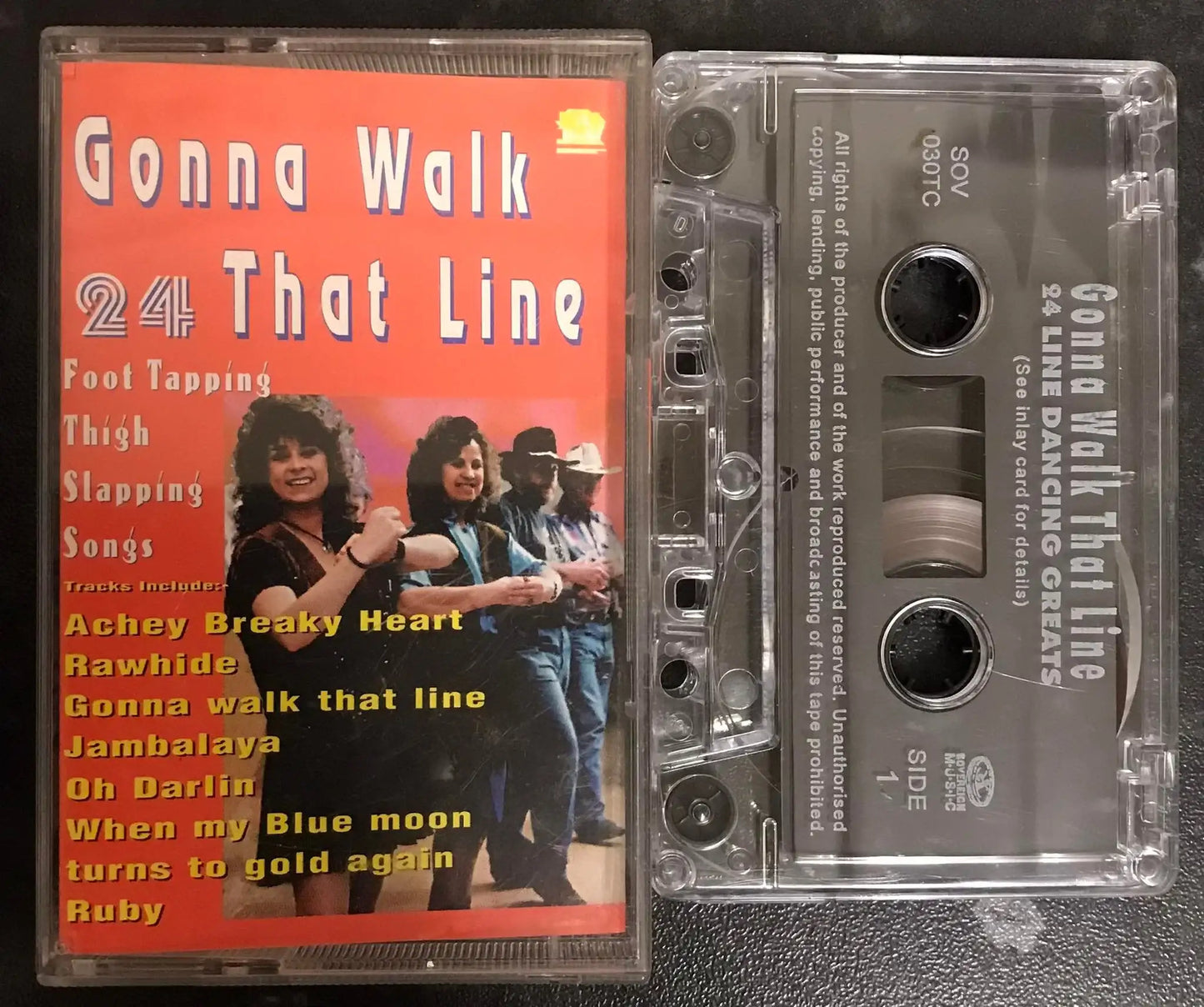 Gonna Walk That Line Album, 24 Foot Tapping, sov030tc, Sovereign Magretro