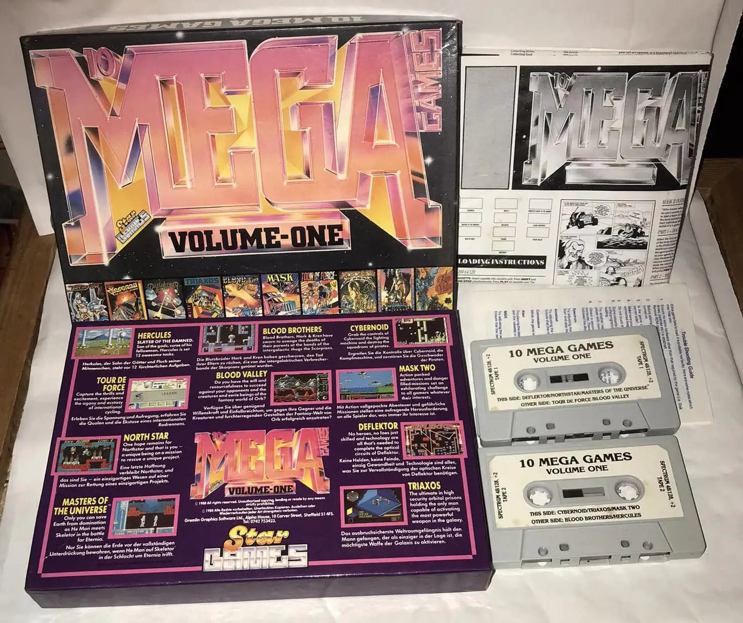 Megamix Compilation, ZX Spectrum by Ocean (RARE) Magretro