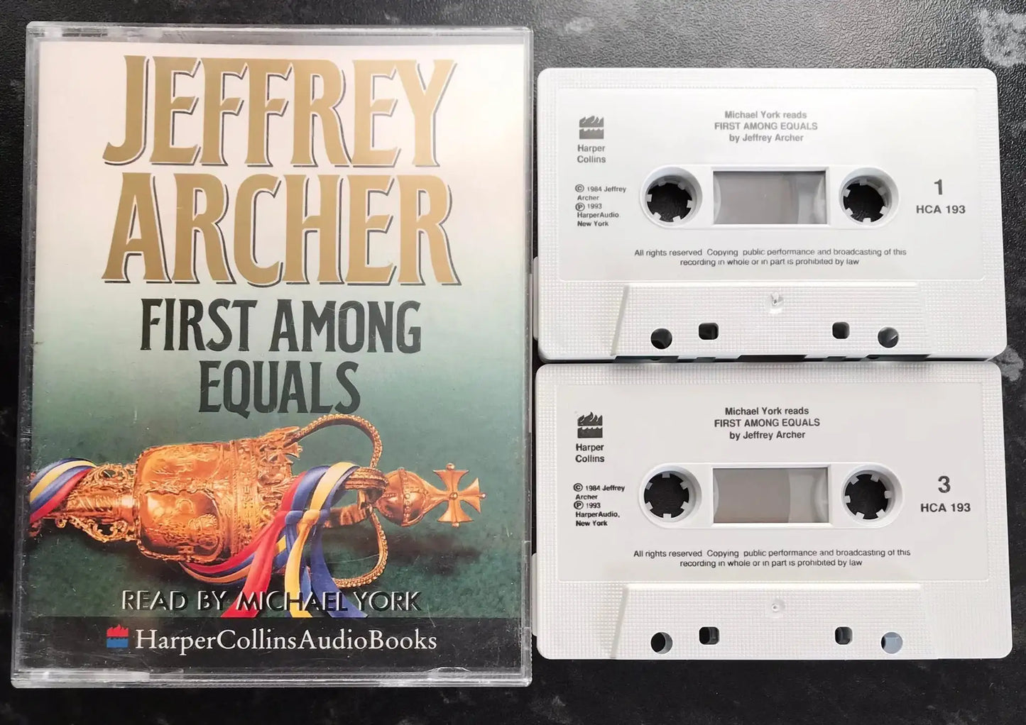 First Among Equals Audiobook, Jeffrey Archer, HCA 193, Vintage Cassette Magretro