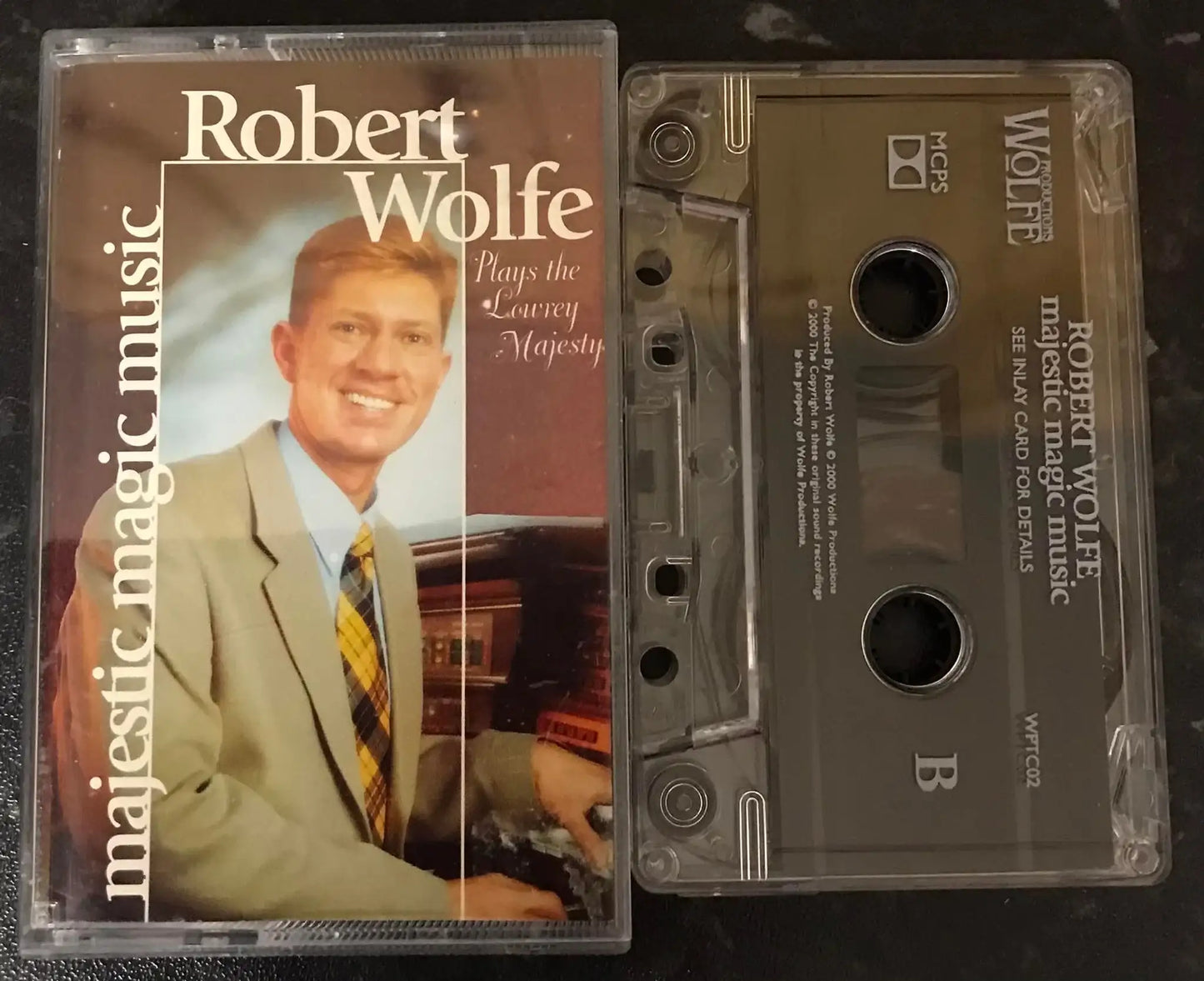 Robert Wolfe, Majestic Magic Music Album, WPTC02, Vintage Cassette Magretro