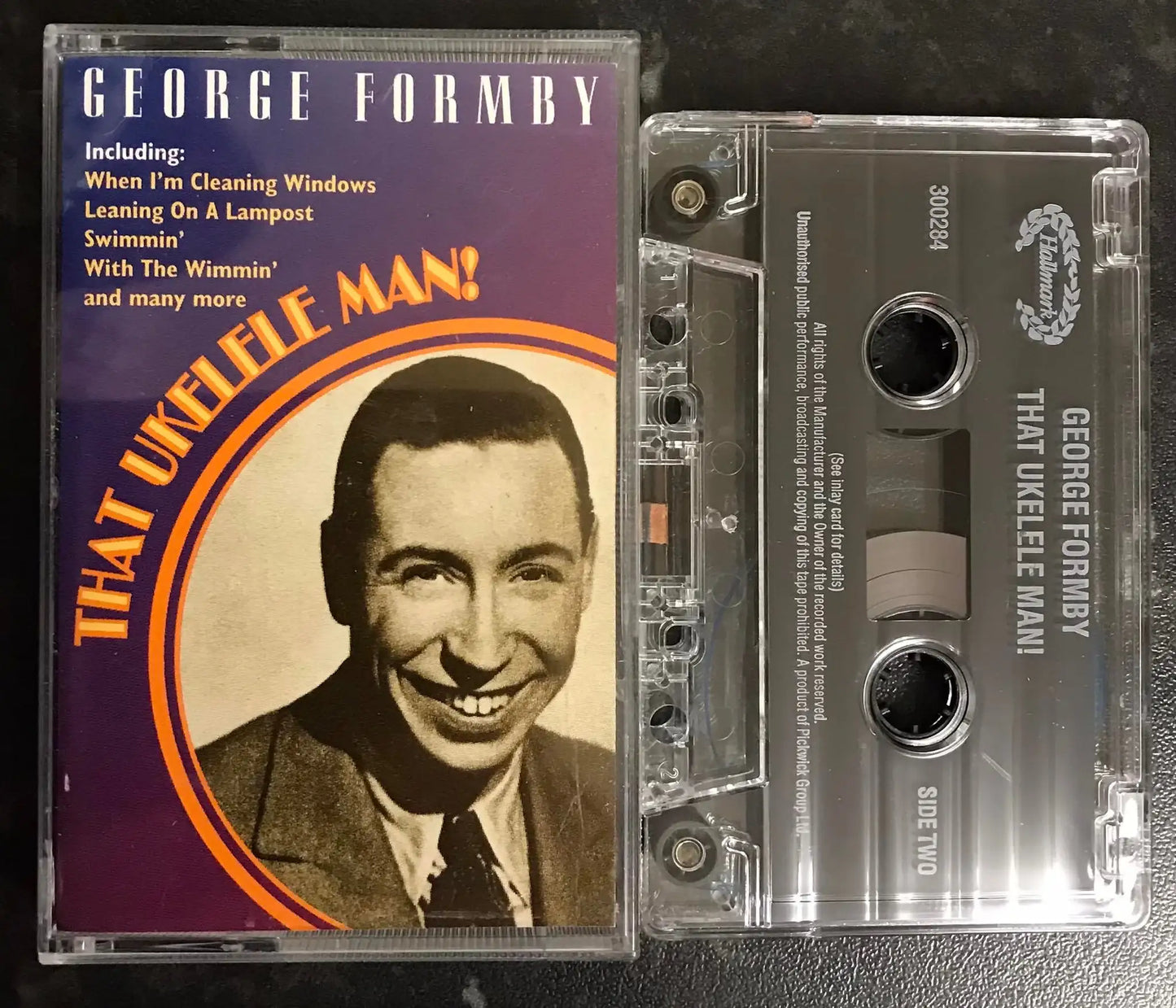 George Formby, That Ukelele Man Album, Hallmark, 300284, Vintage Cassette Magretro