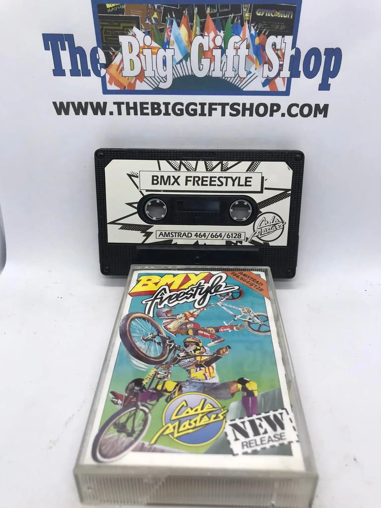 BMX Freestyle, CPC 464 / 664 Released by Codemasters Magretro