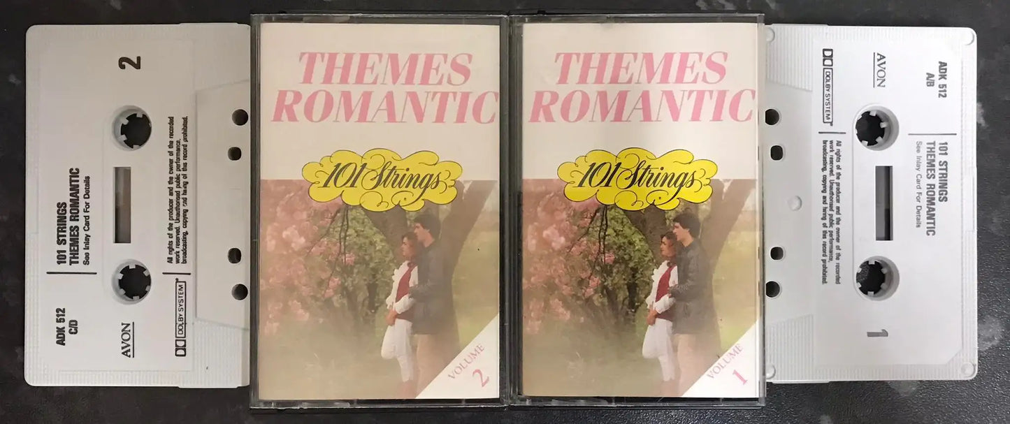 101 Strings, Themes Romantic, Double Album, RARE, ADK 512, Avon Magretro