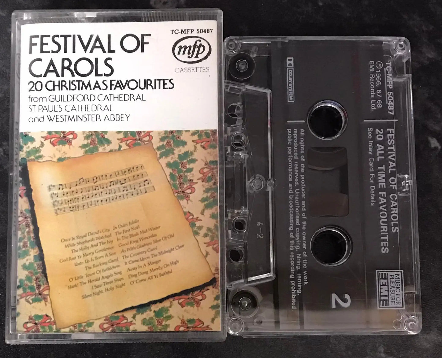 Festival of Carols, 20 Christmas Favourites, Music For Pleasure, TC-MFP 50487 Magretro