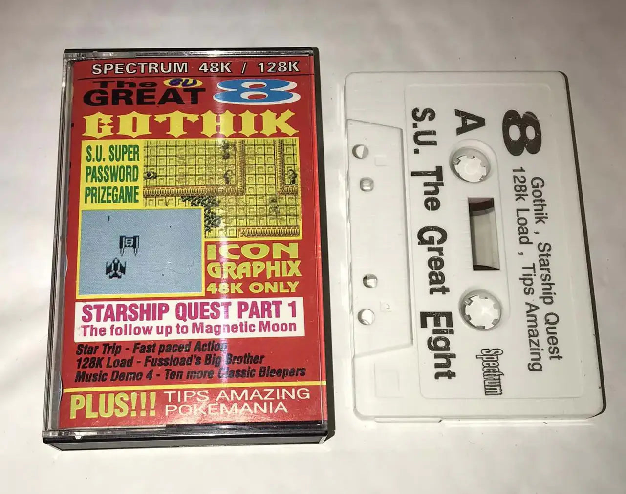 Sinclair User Tape, The Great 8 (21)Aug 92- Zx Spectrum Magretro