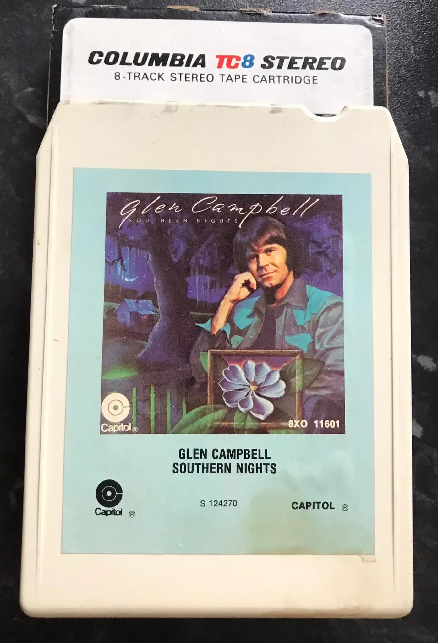 8 Track Stereo, Glen Campbell, Southern Nights, Vintage Cassette Magretro