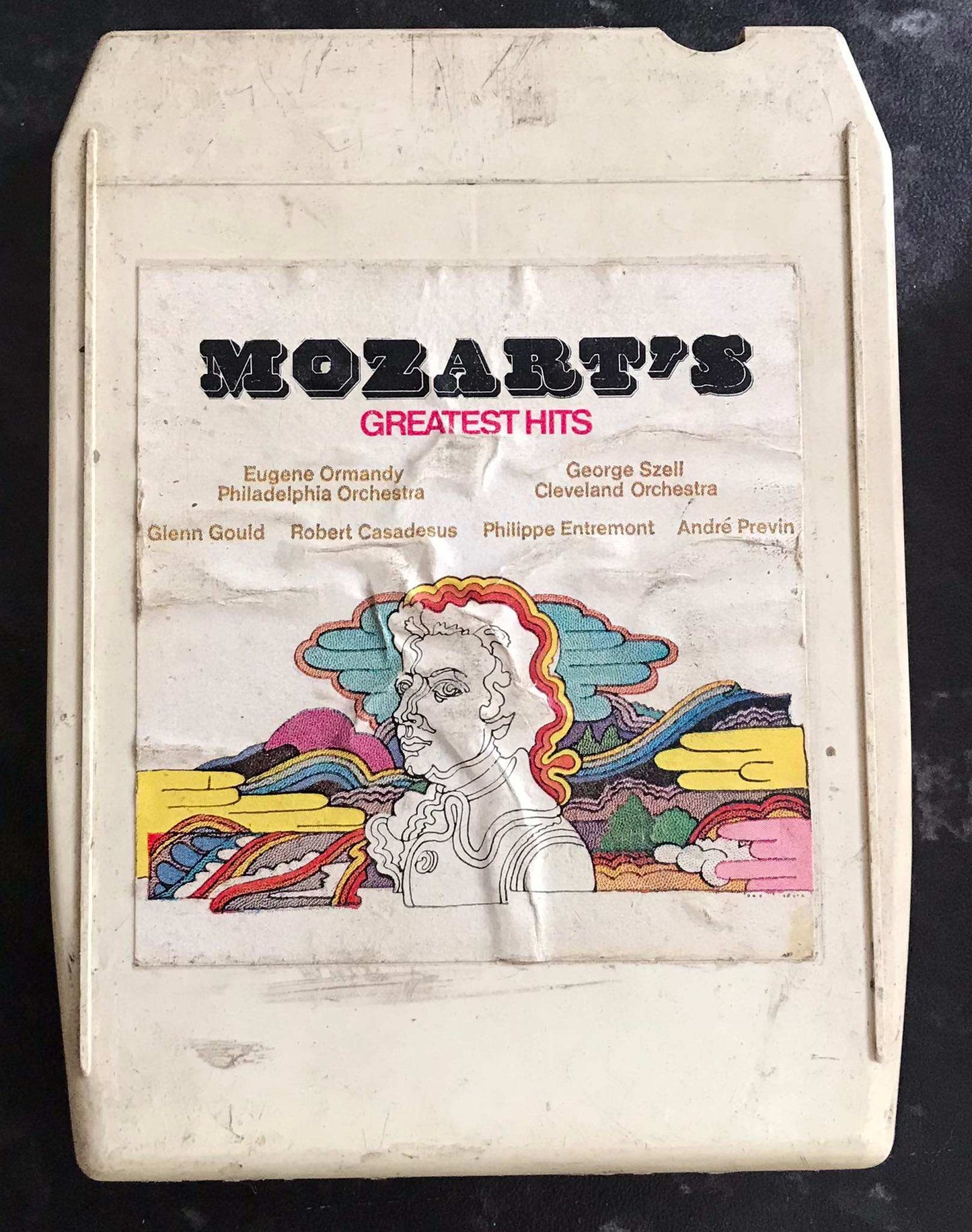 8 Track Stereo, Mozart's Greatest Hits Cartridge, CBS Label, 42-30006 Magretro