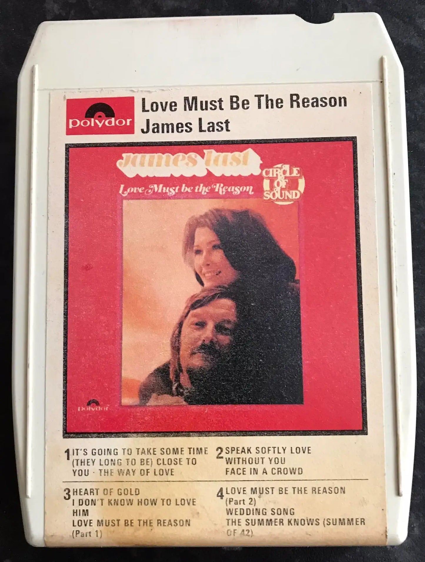 8 Track Stereo, James Last, Love Must Be The Reason, Polydor, 3811 152 Magretro