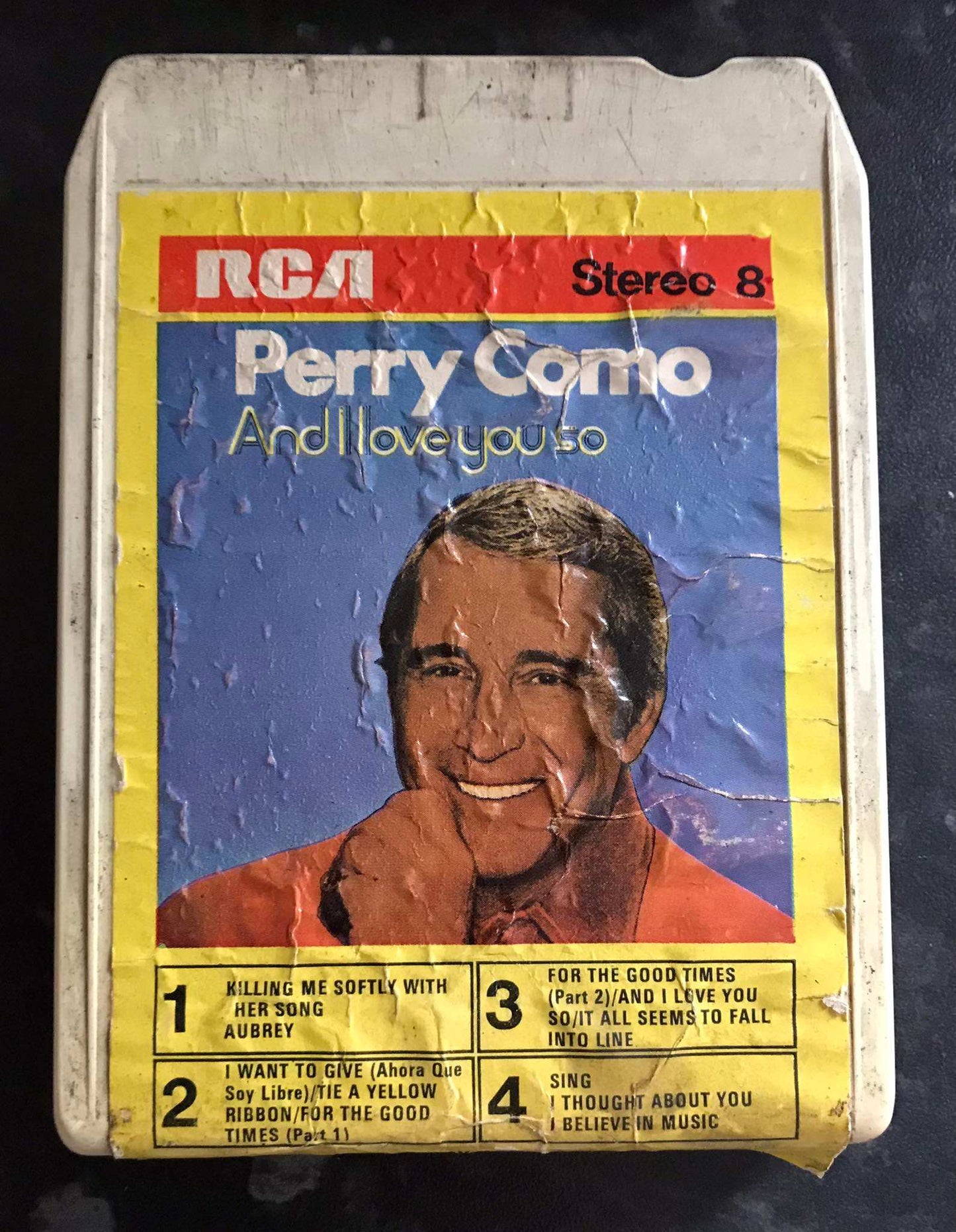 Perry Como, And I Love You So, 8 TRACK Vintage Cassette Magretro