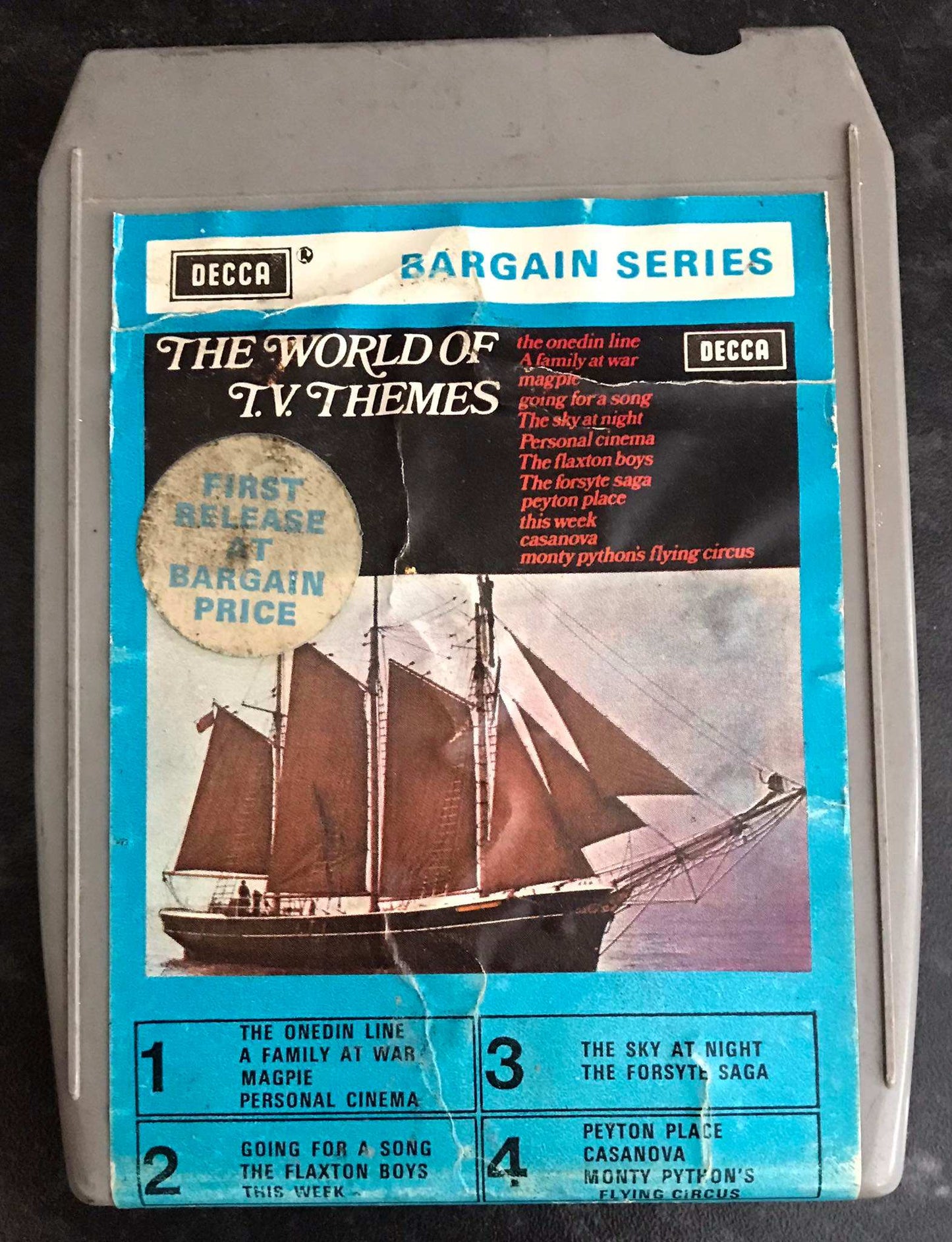 8 Track Stereo, The World Of T.V. Themes, Decca, ECSP 217 Magretro
