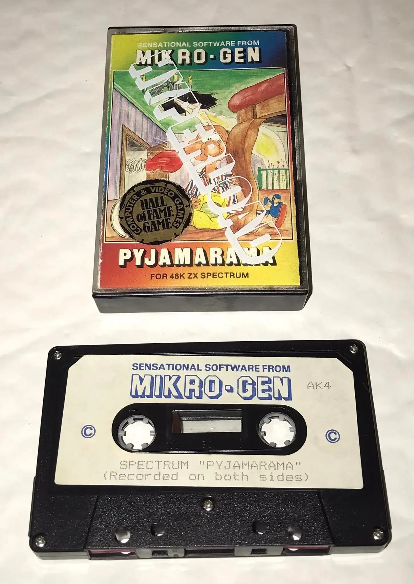 Pyjamarama, ZX Spectrum game by Mikrogen Magretro