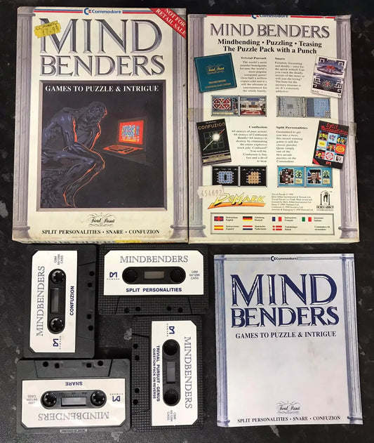 Mind Benders, C64, Released by Domark Ltd, WORKING Magretro