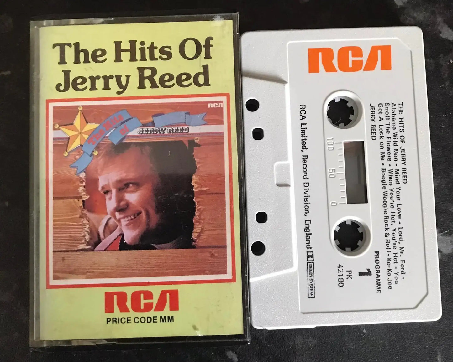 The Hits of Jerry Reed Album, pk 42180, RCA, Vintage Cassette Magretro
