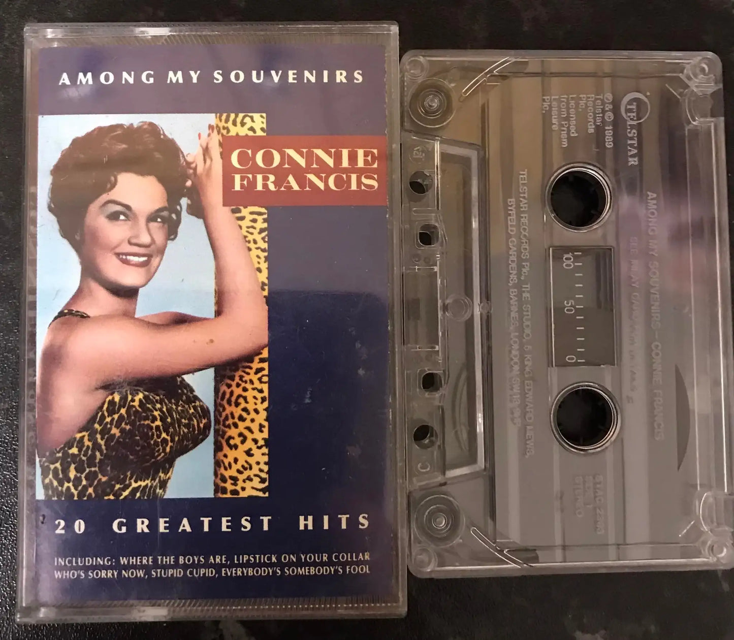 Connie Francis, Among My Souvenirs, Telstar Records Ltd, STAC 2393 Magretro