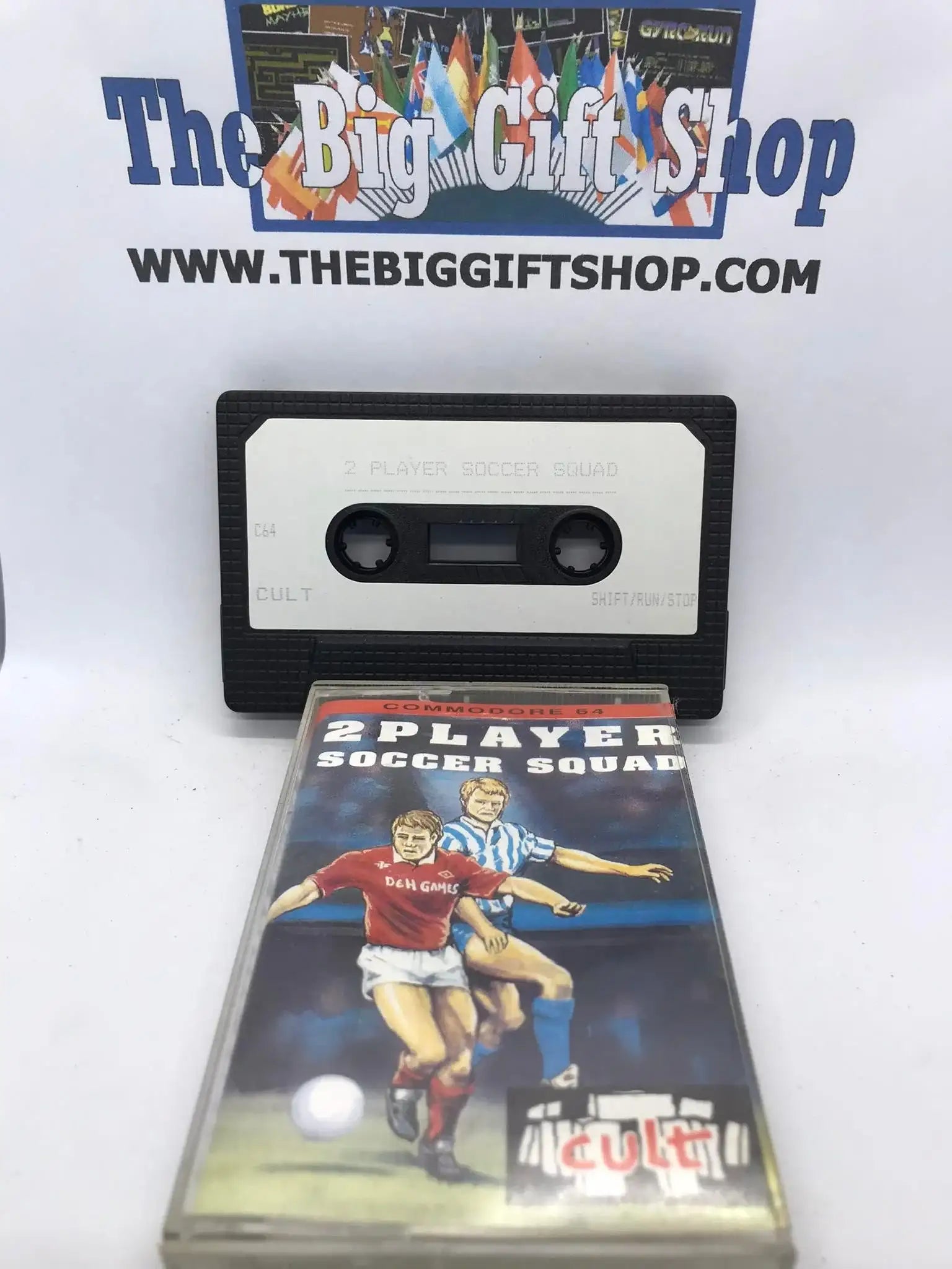 2 Player Soccer Squad, C64 from Cult Games, RARE, WORKING Magretro