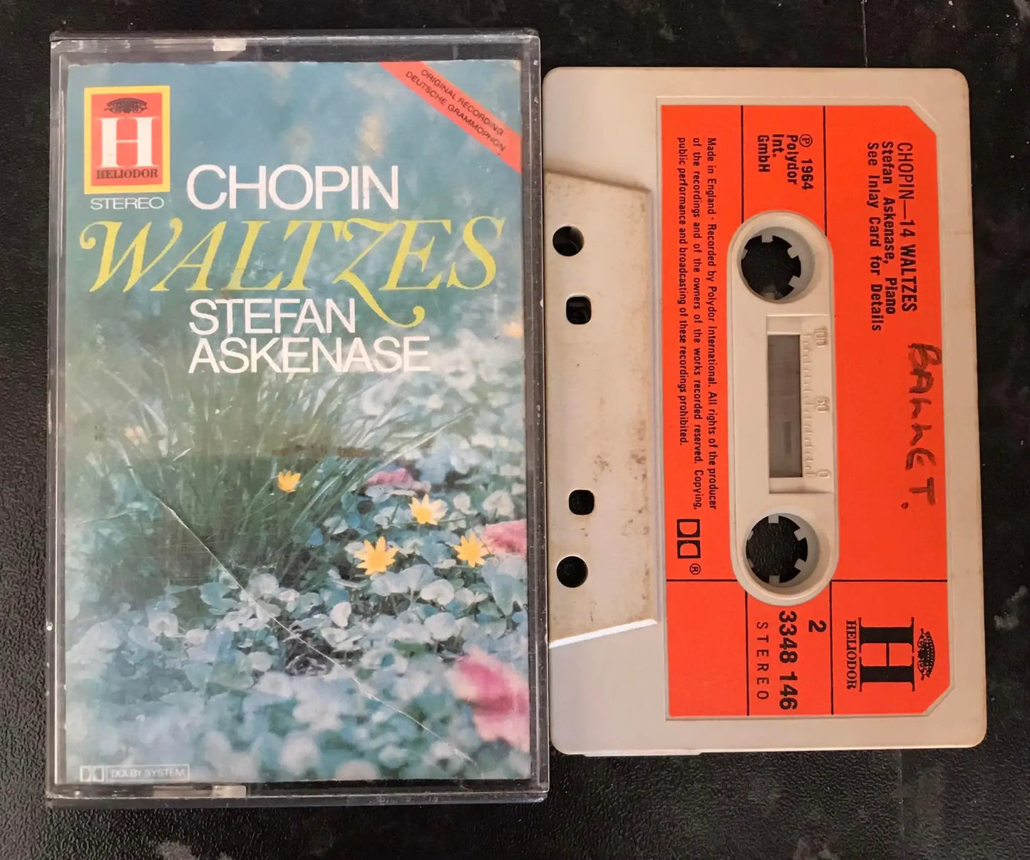 Chopin 14 Waltzes, Stefan Askenase, 3348 146, Vintage Cassette Magretro
