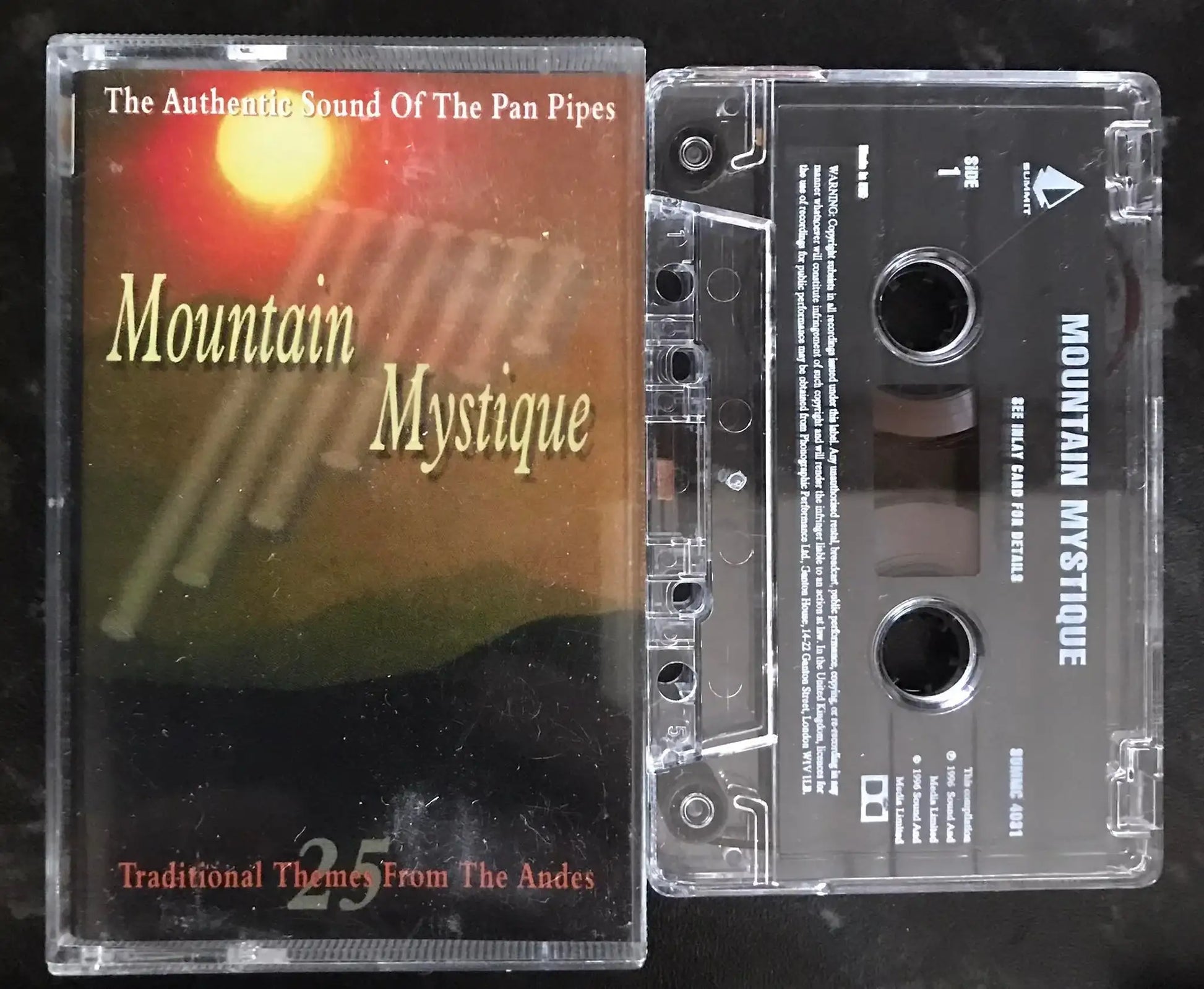 Mountain Mystique Album, summc 4031, Summit, Pan Pipes, Vintage Cassette Magretro
