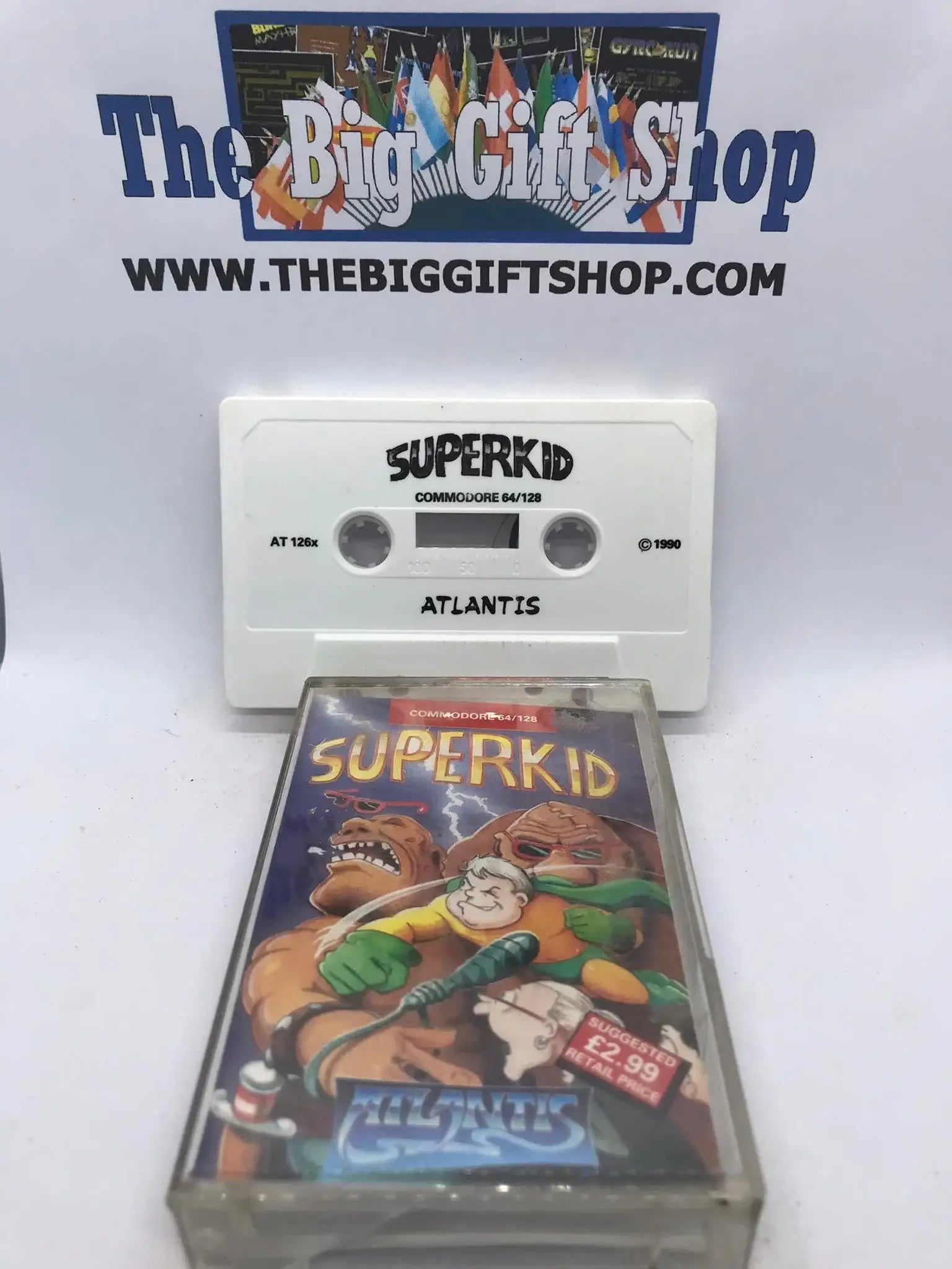 Superkid, C64, Released by Atlantis Software Ltd, RARE, WORKING Magretro